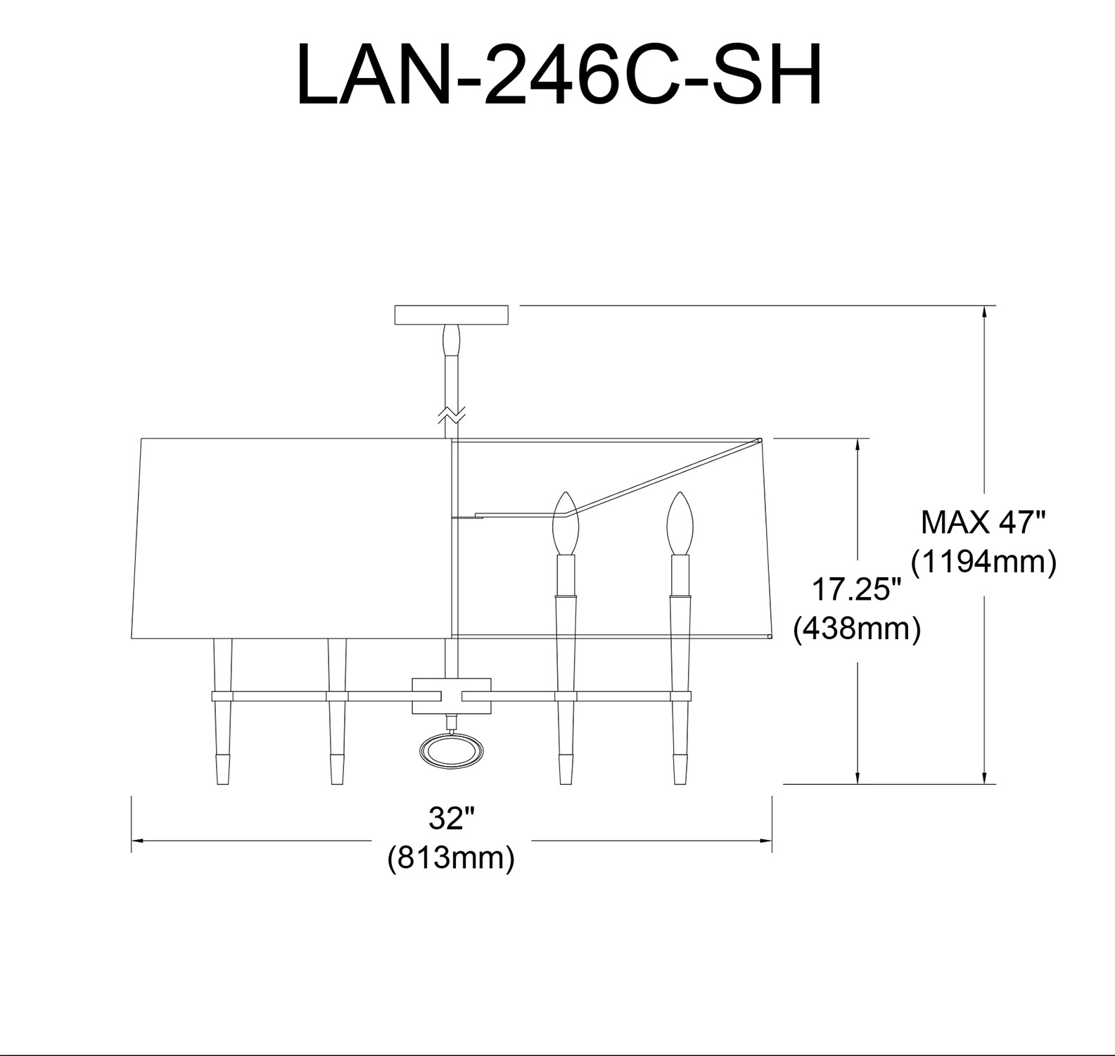 Dainolite LAN-246C-VB-BK b090015 - View #3