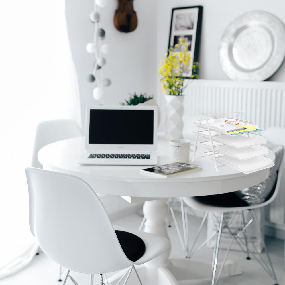 Mind Reader 4TPAPER-WHT Desktop-Organizers - View #6