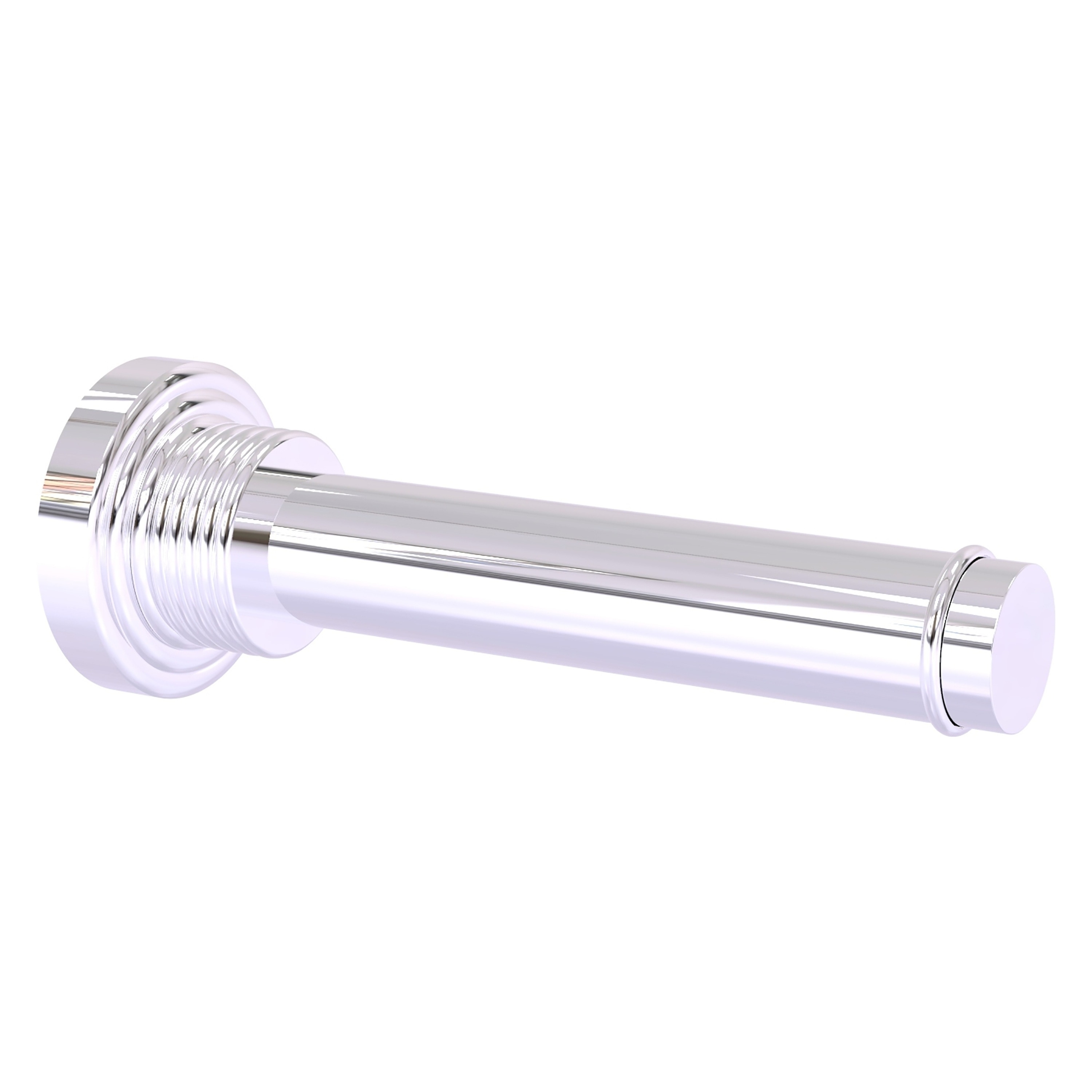 Allied Brass WP-24-1-PC Waverly Place Polished Chrome Wall mount Single post Toilet Paper Holder 1 -Rolls with Storage