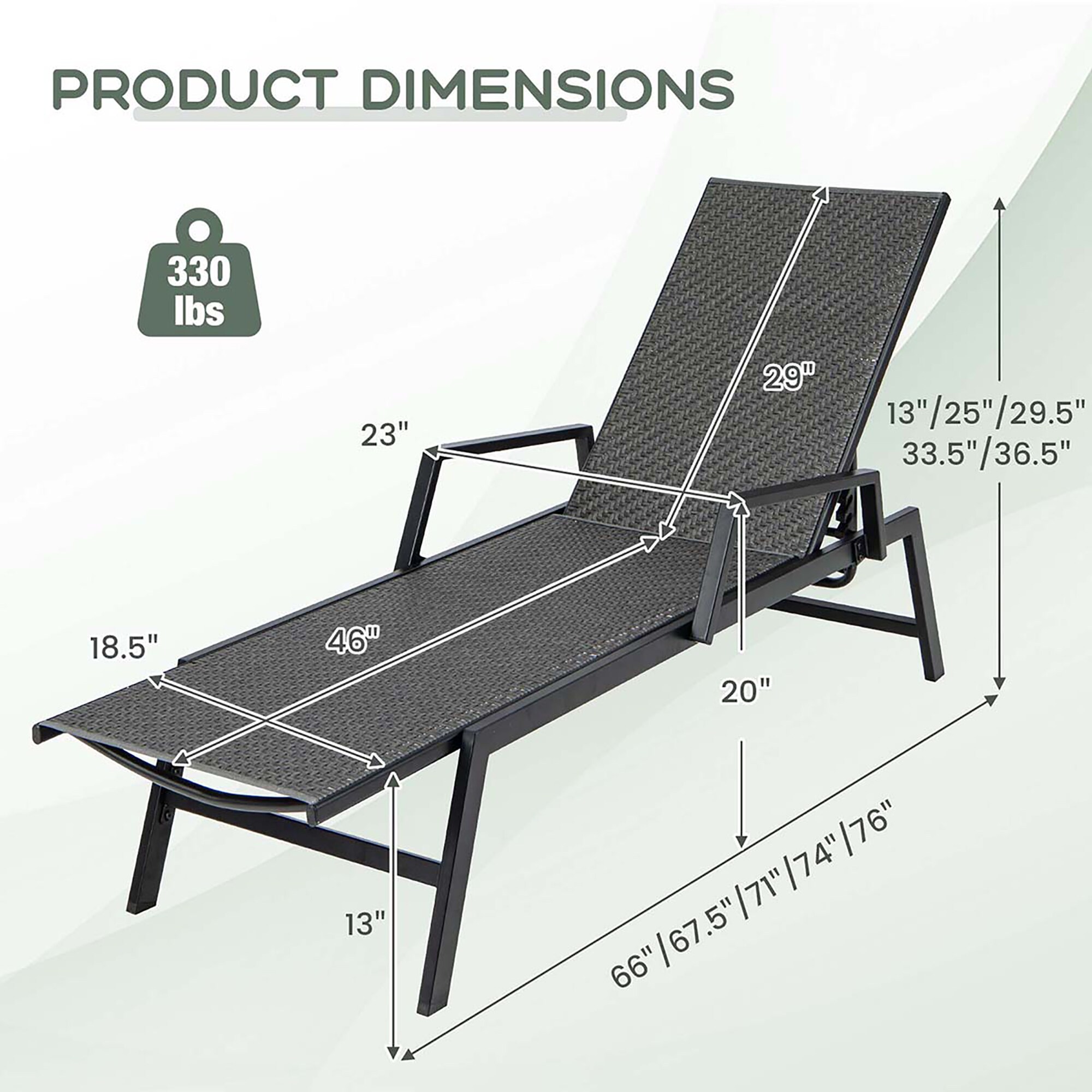 Costway HCST00209 Patio-Chairs - View #2