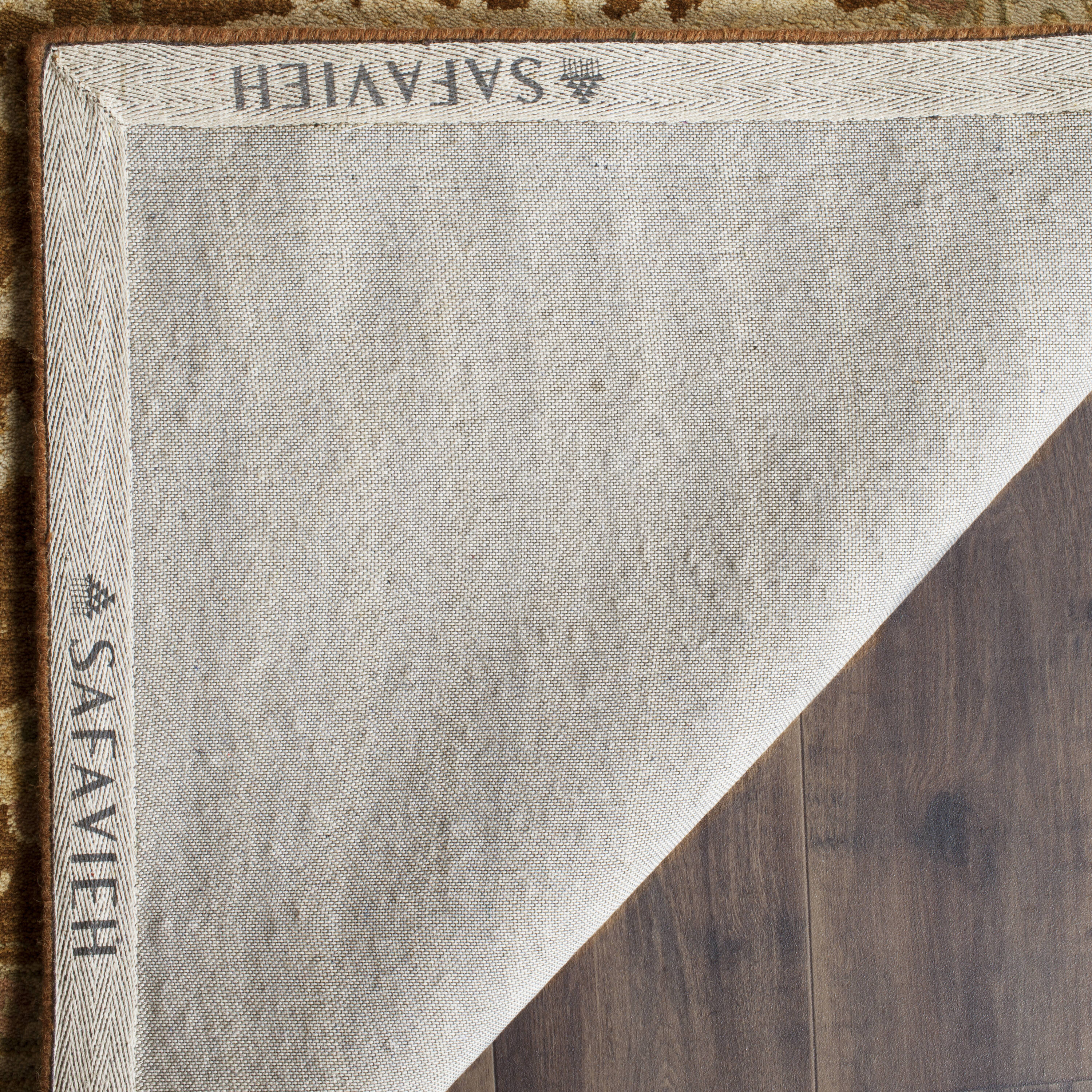 Antiquity Hand Tufted Brown and Beige Wool Area Rug