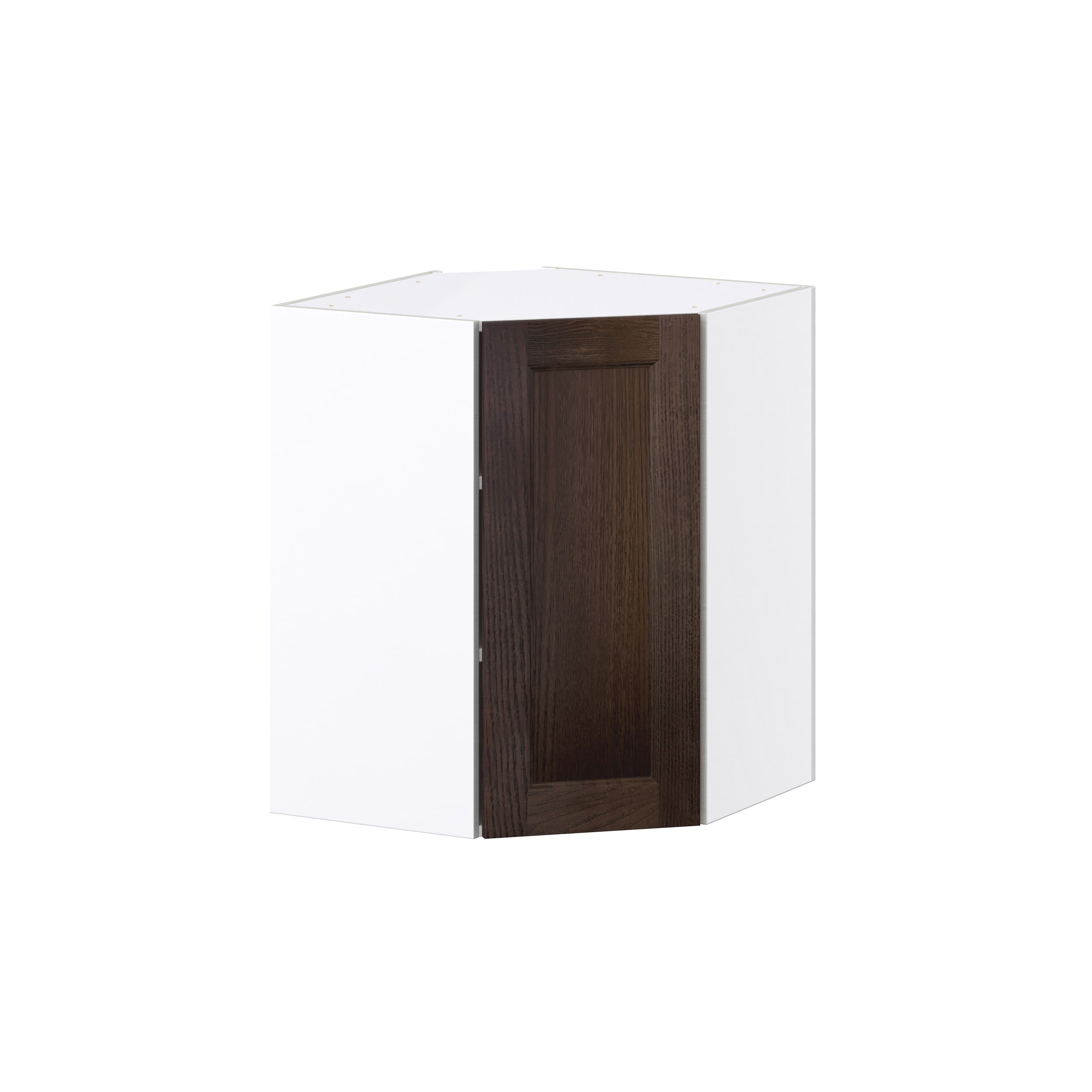 Hugo&Borg DSWA2430(L/R)-MO Montclaire 24-in W x 30-in H x 14-in D Wood Diagonal Diagonal Corner wall Fully assembled Cabinet (Recessed Panel Shaker)
