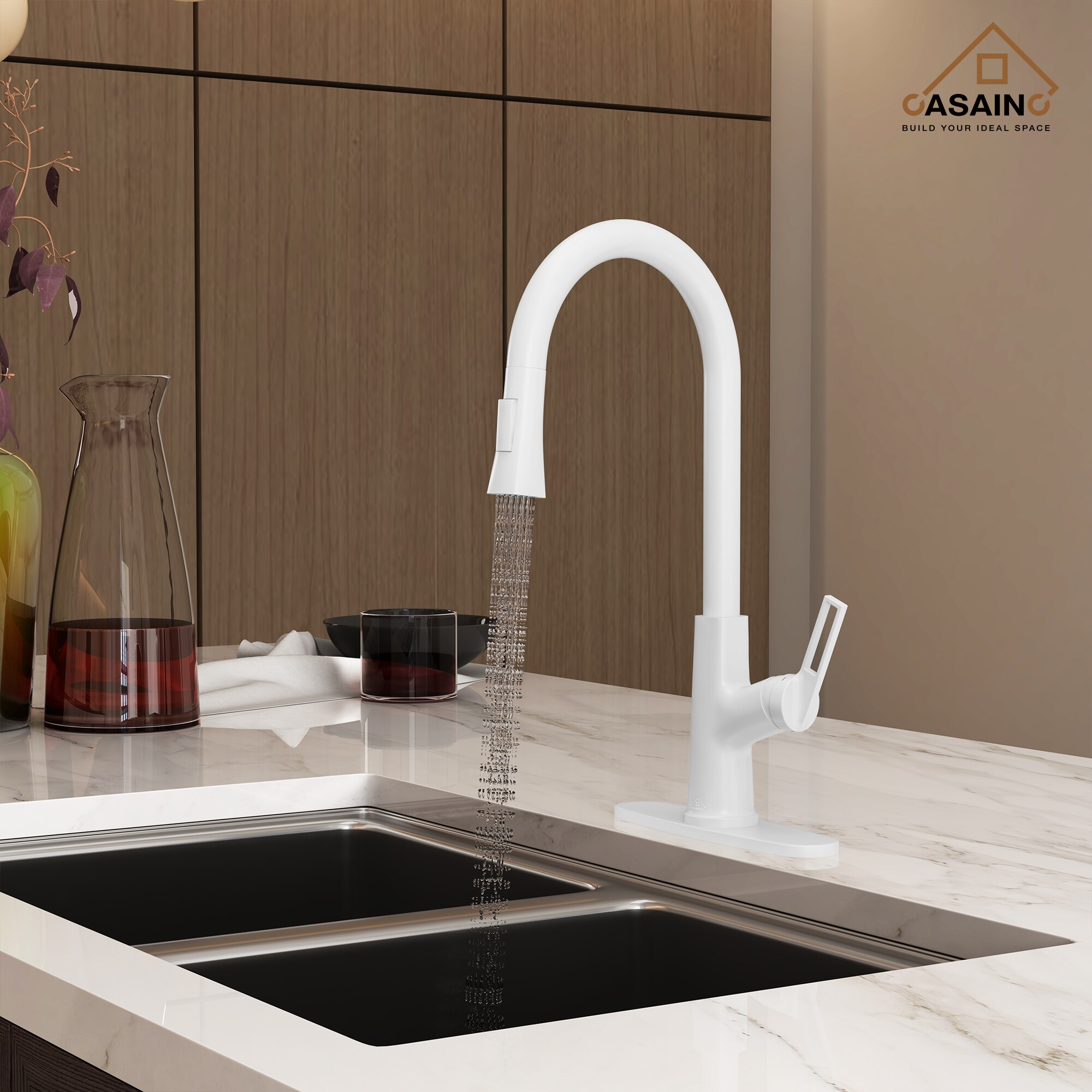 CASAINC CA-D4172-MW Kitchen-Faucets - View #3