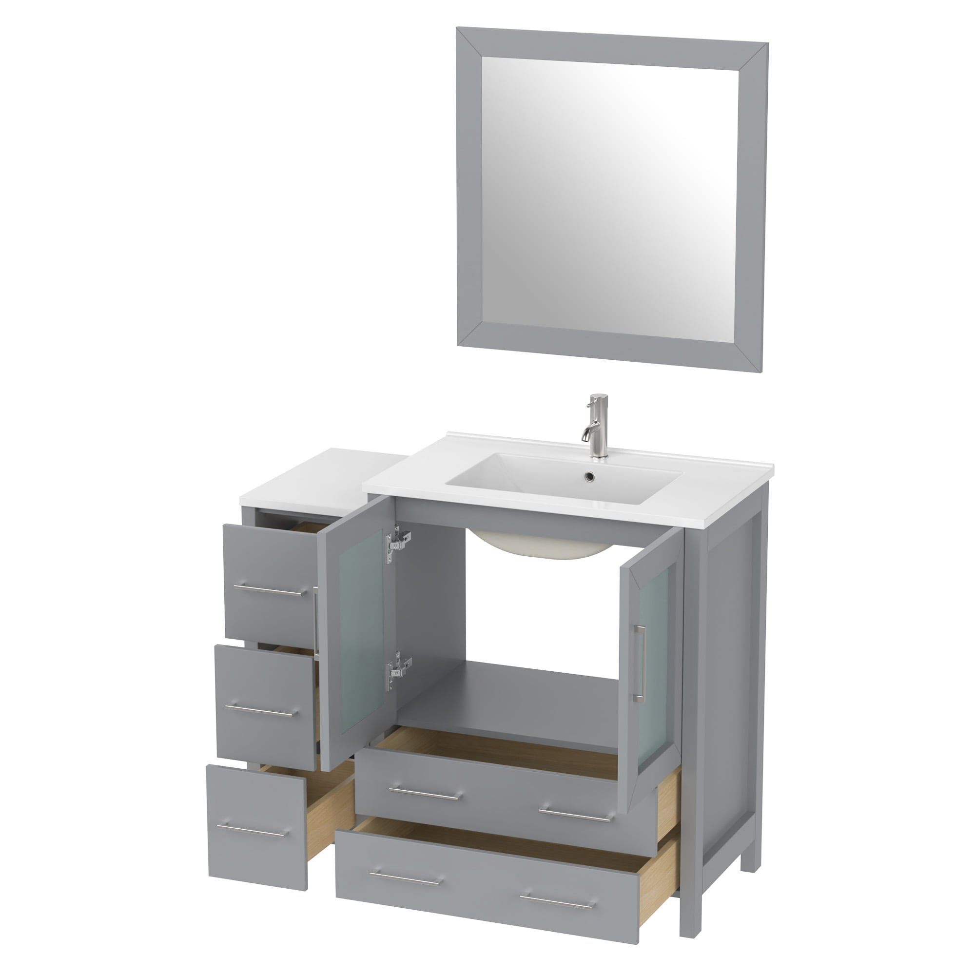 Vanity Art VA3030-42G Bath-Vanity-Combo - View #7