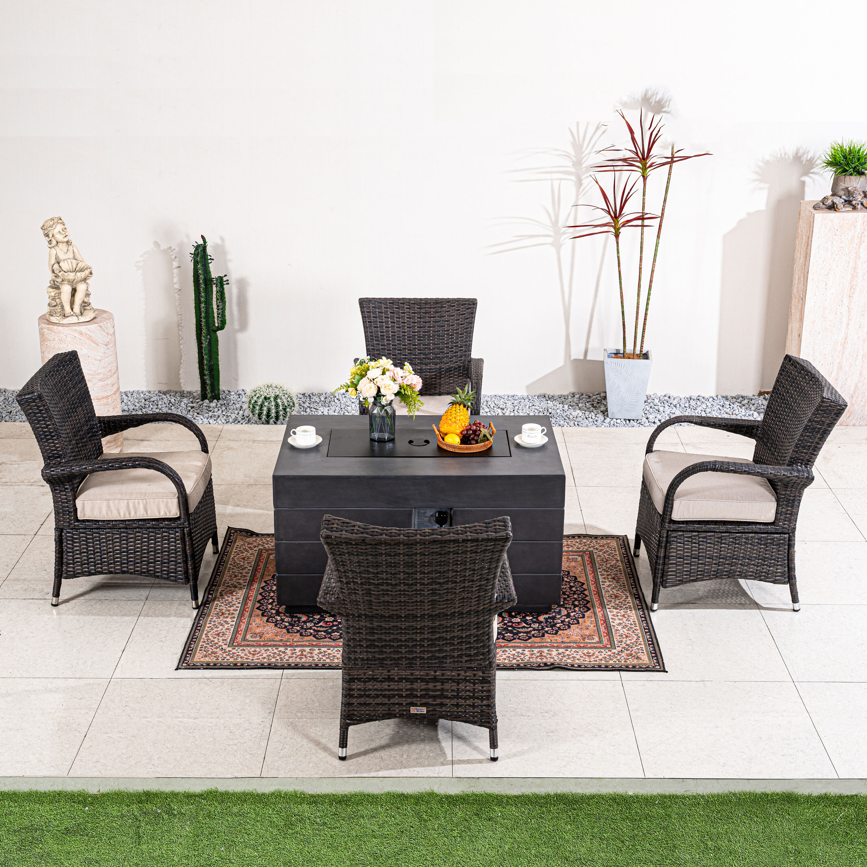 Direct Wicker DWG-2150DG1123B Patio-Conversation-Sets - View #6