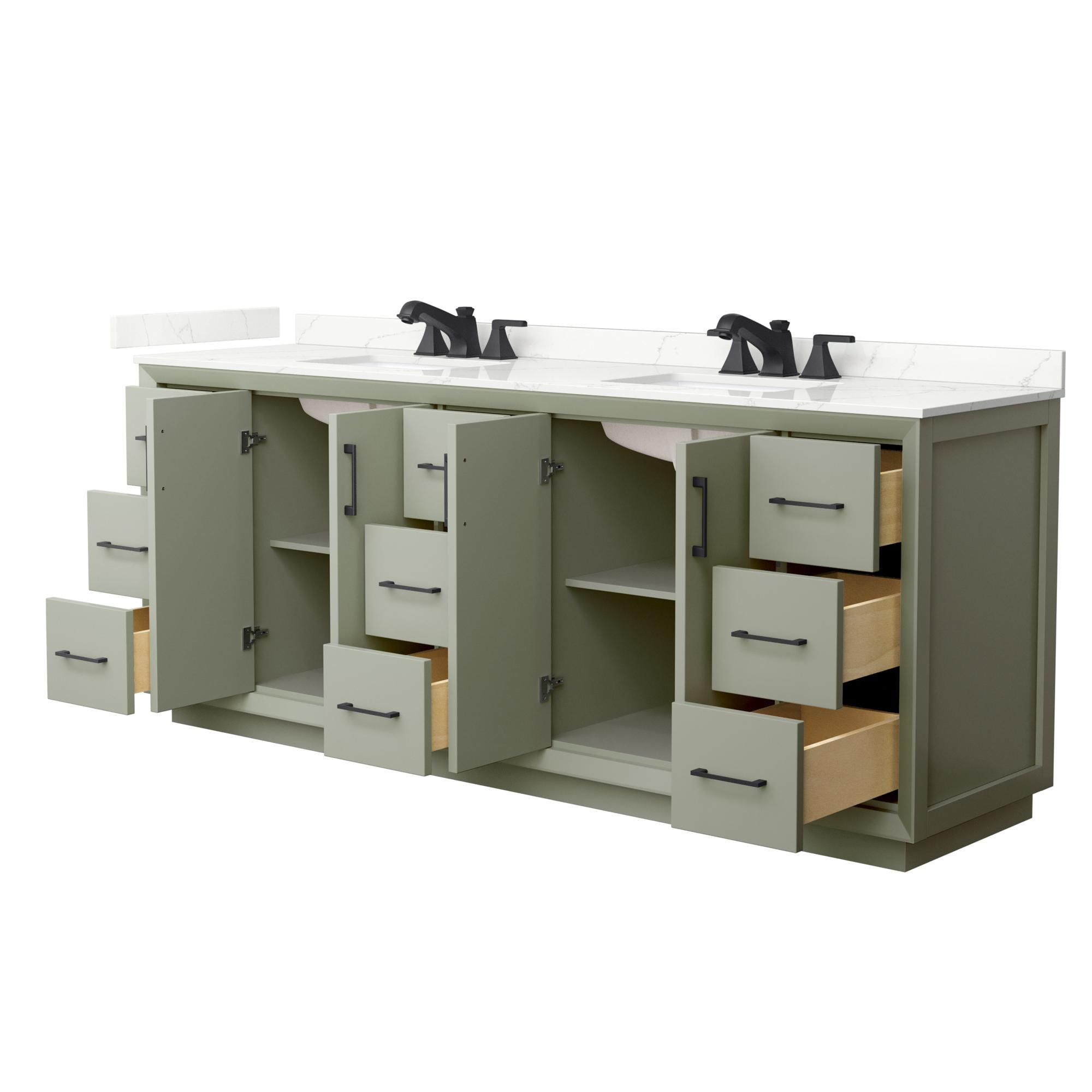 Wyndham Collection WCF414184DLBGTUS3MXX Bath-Vanity-Combo - View #2