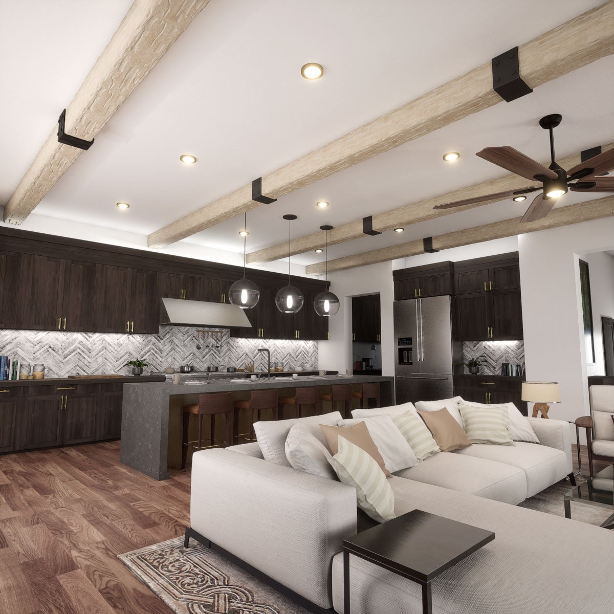 Ekena Millwork 2381886 Faux-Beams - View #8