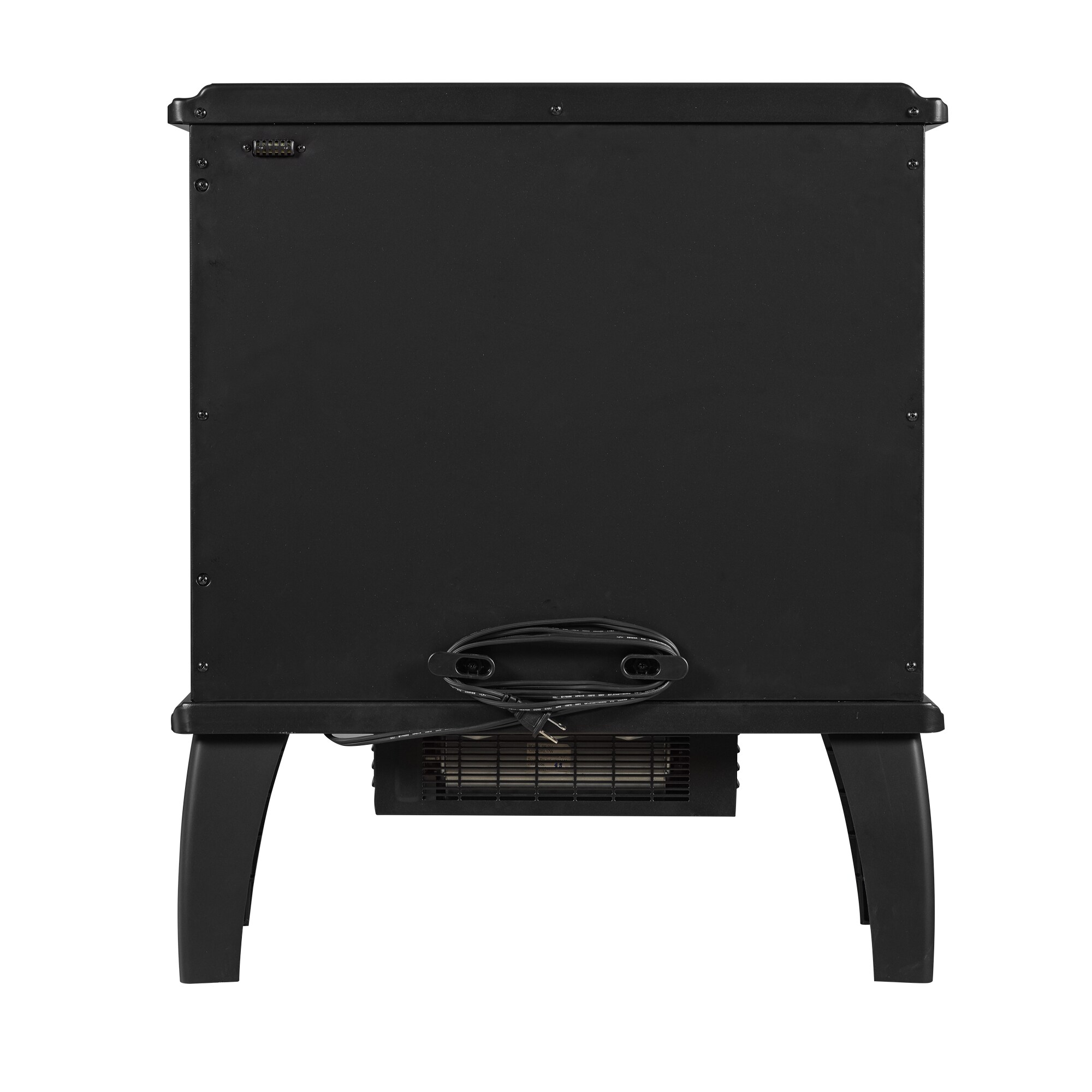 Style Selections 19.5-in W 5200-BTU Black Metal Infrared Quartz Electric  Stove with Thermostat in the Electric Stoves department at