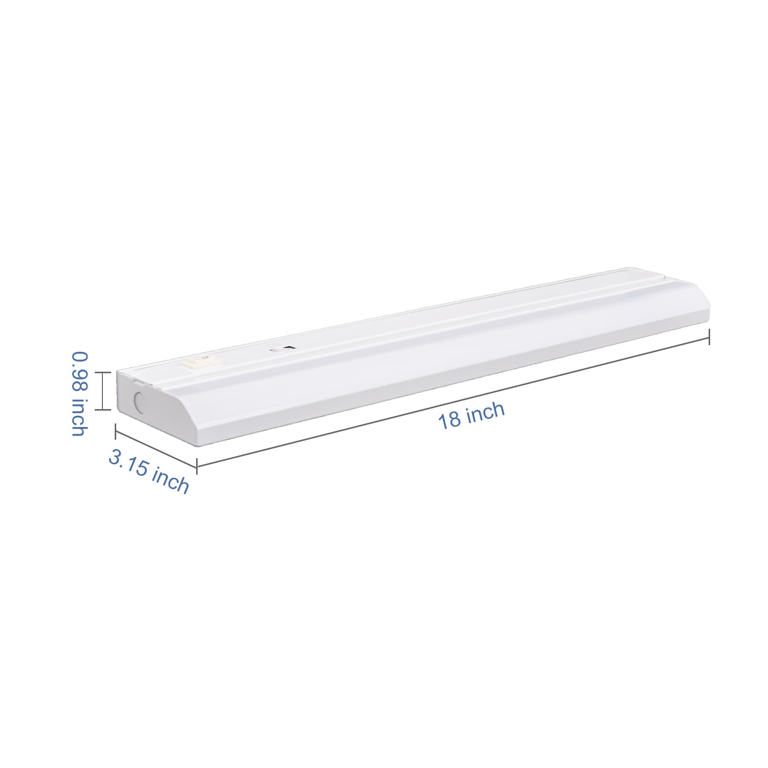 Utilitech MXW1011-L75K9027 18-in Plug-in LED Under Cabinet Light Bar