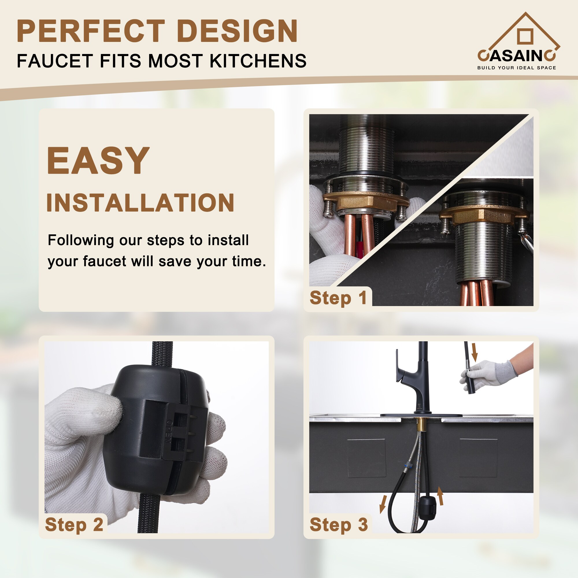 CASAINC CASADG001MB Kitchen-Faucets - View #6