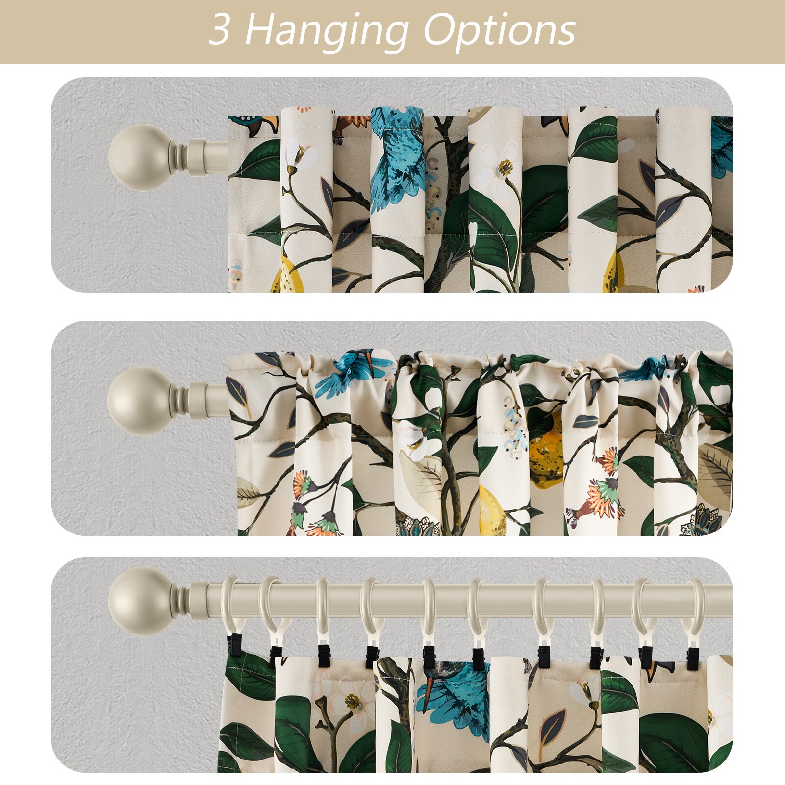 Topfinel 208RB BEIGE 52X63 curtains - View #9
