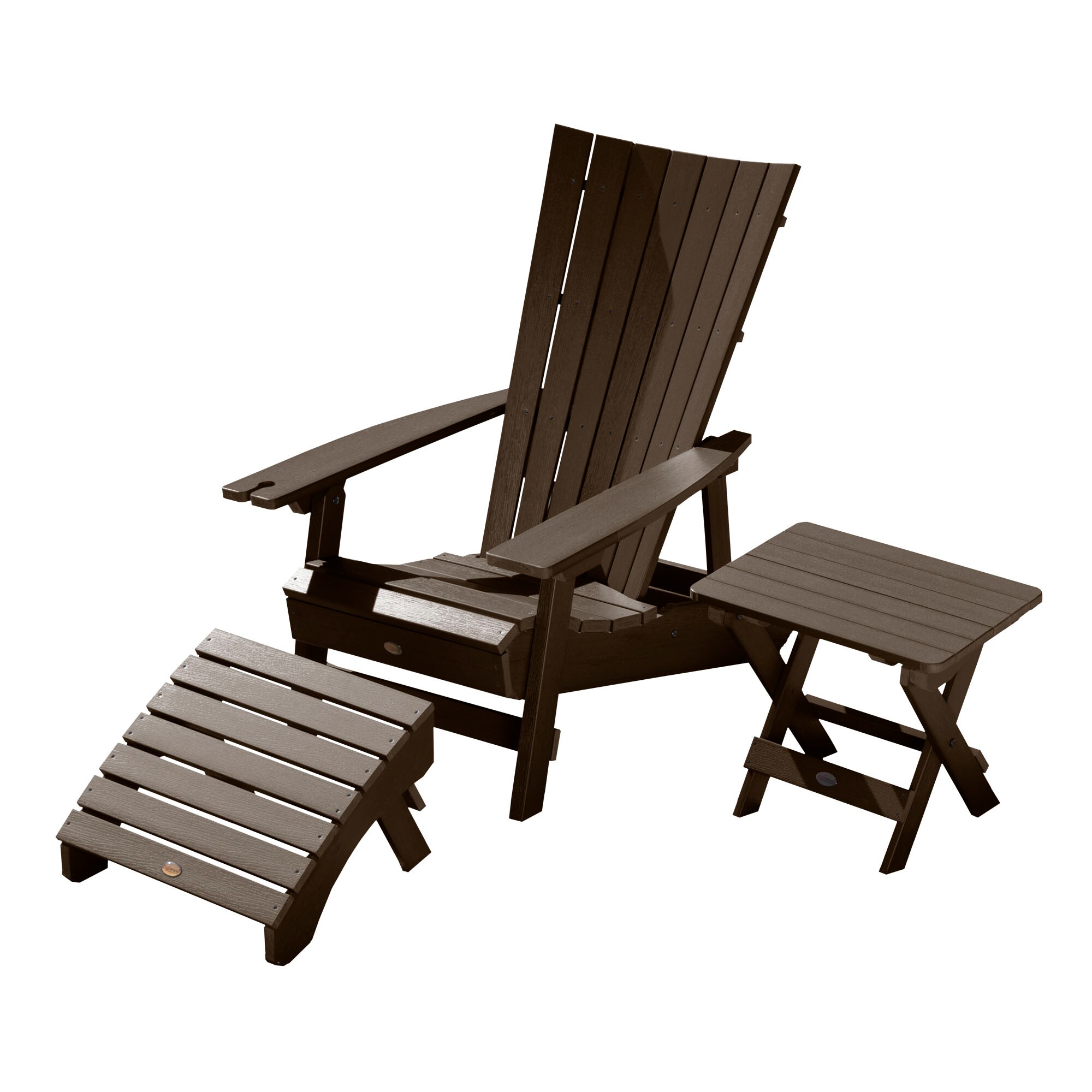 highwood AD-KITADRI4-ACE The Adirondack 3-Piece Patio Conversation Set