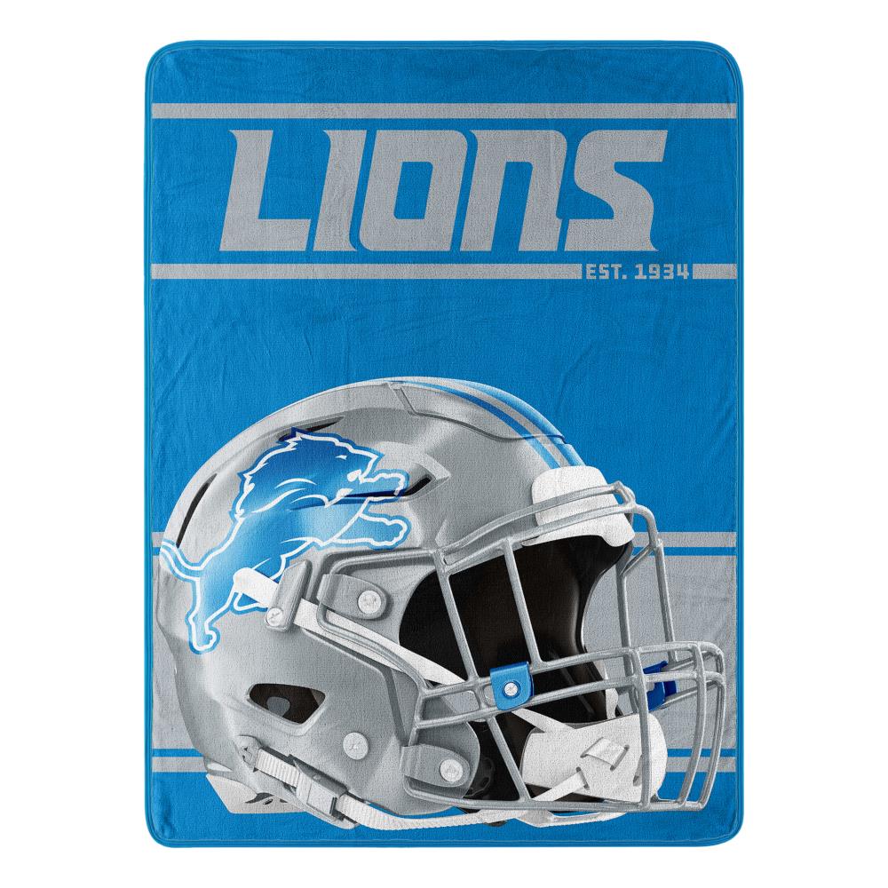 The Northwest Company Detroit Lions Fleece Throw , Blue