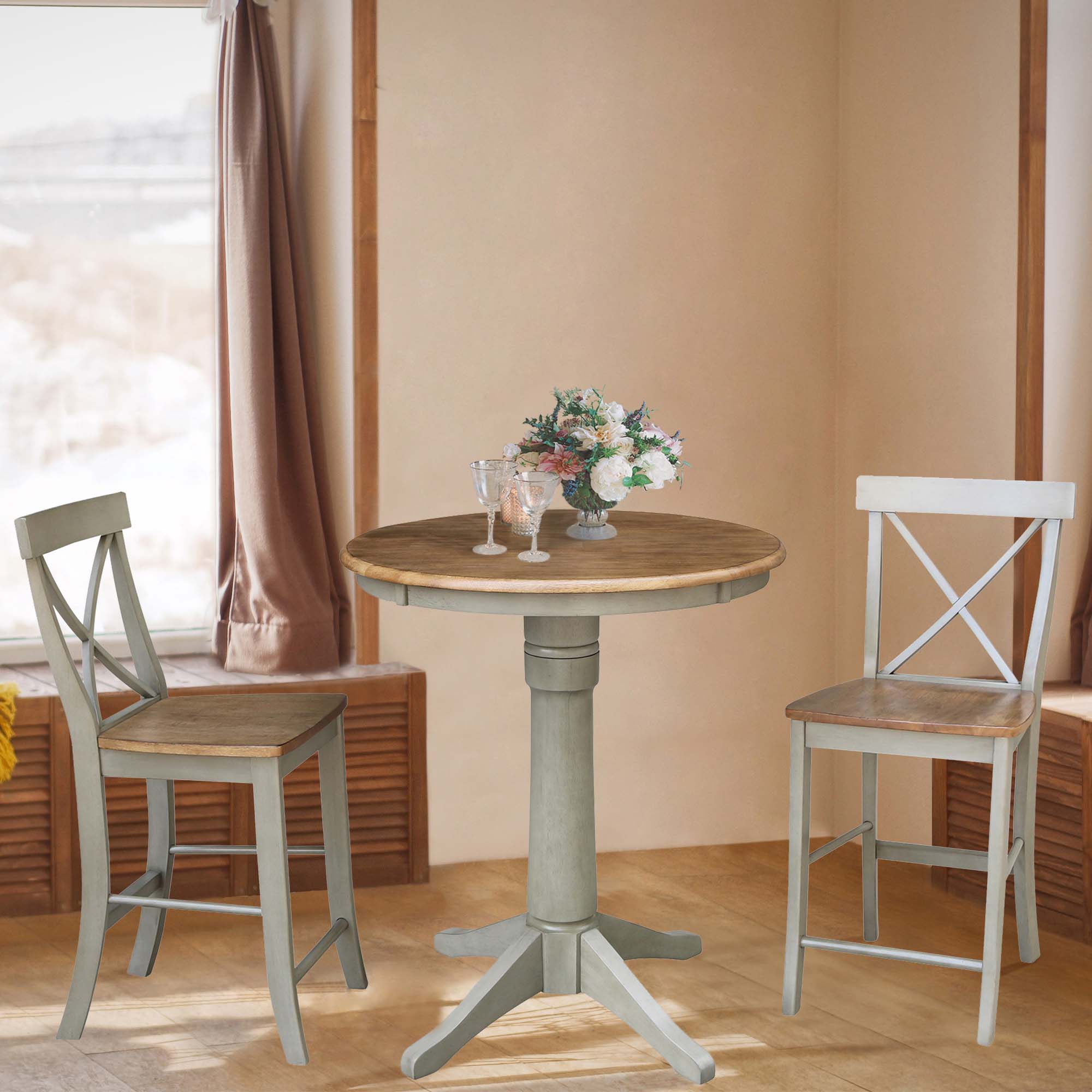 International Concepts K41-30RT-27B-S6132-2 Dining-Sets - View #2