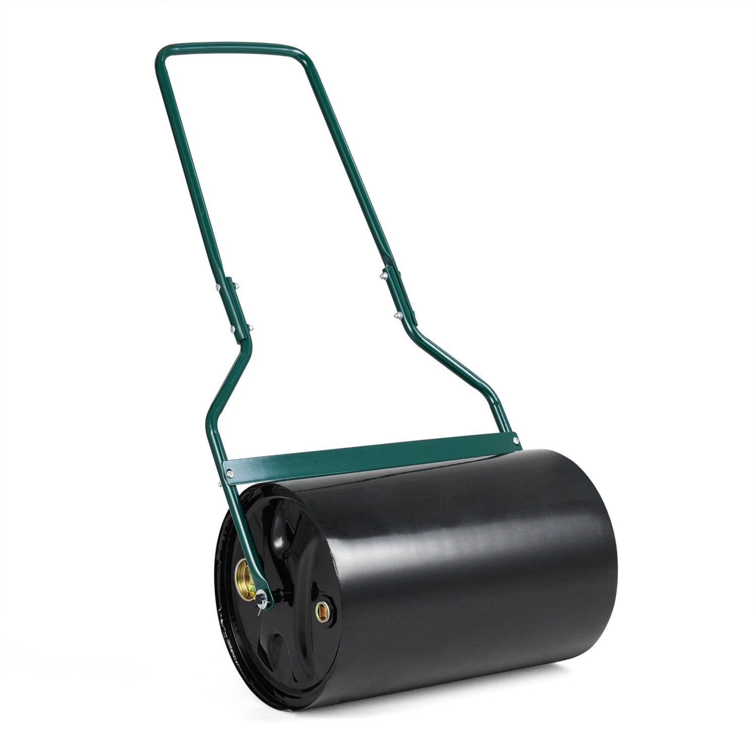 Slickblue Push Lawn Roller with 12 Gallon Fillable Drum and U Shaped Handle for Garden Lawn Soil Compaction and Ground Smoothing