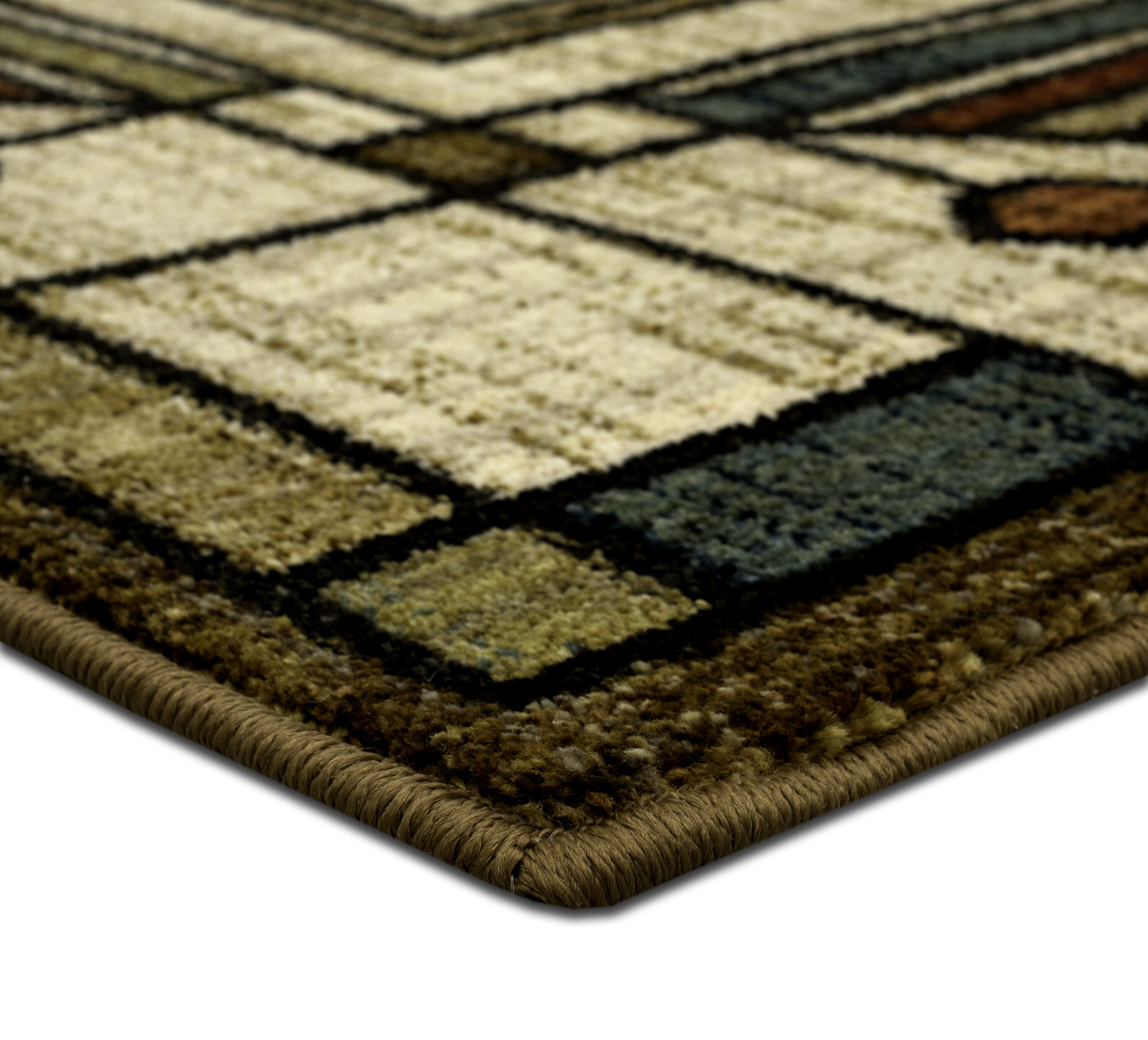 Mohawk Home Ornamental Entry Mat Brown 2x4 ft