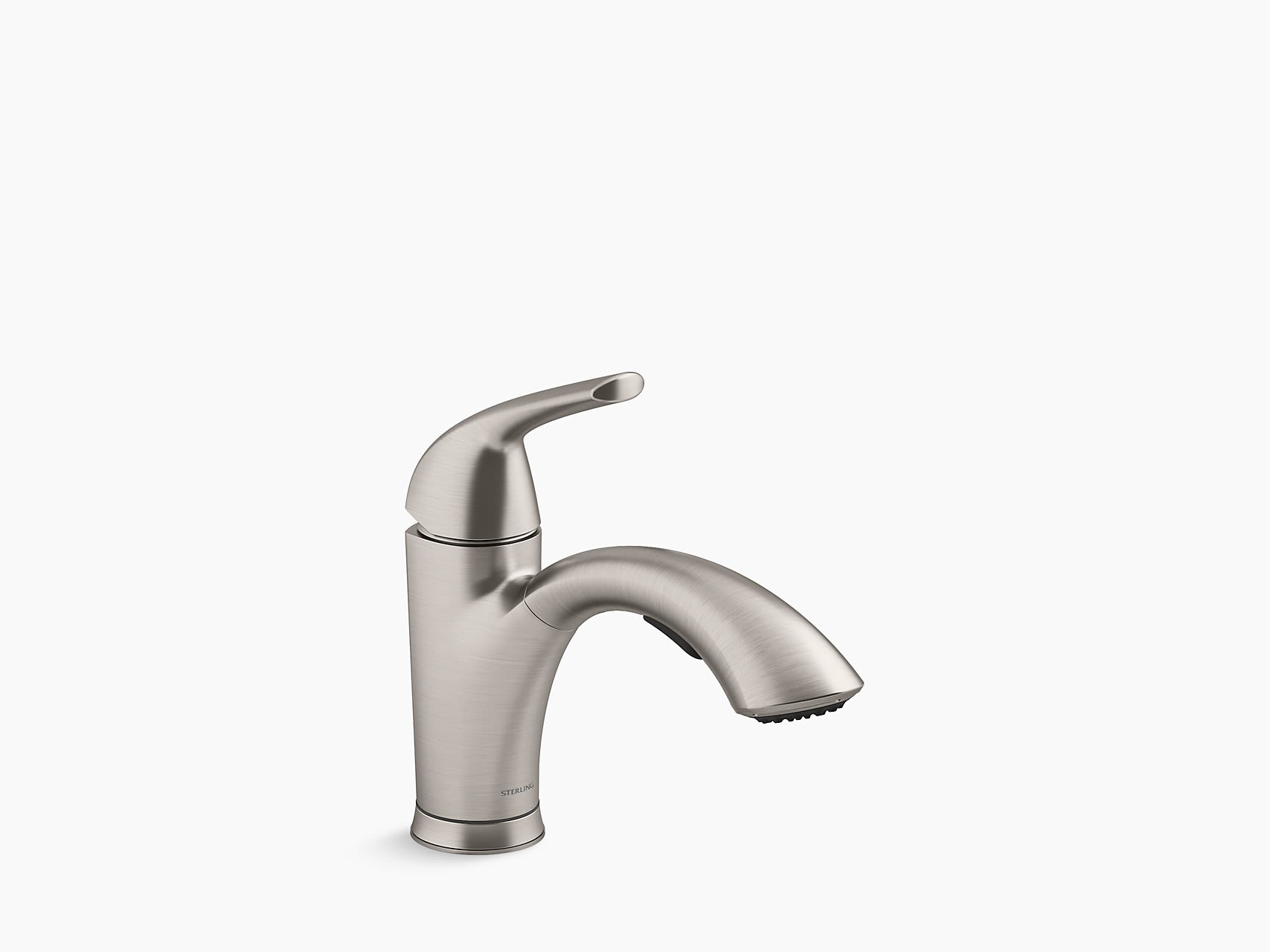 Sterling Medley Pull-Out Single-Handle Kitchen Faucet in Vibrant Stainless #24275-VS