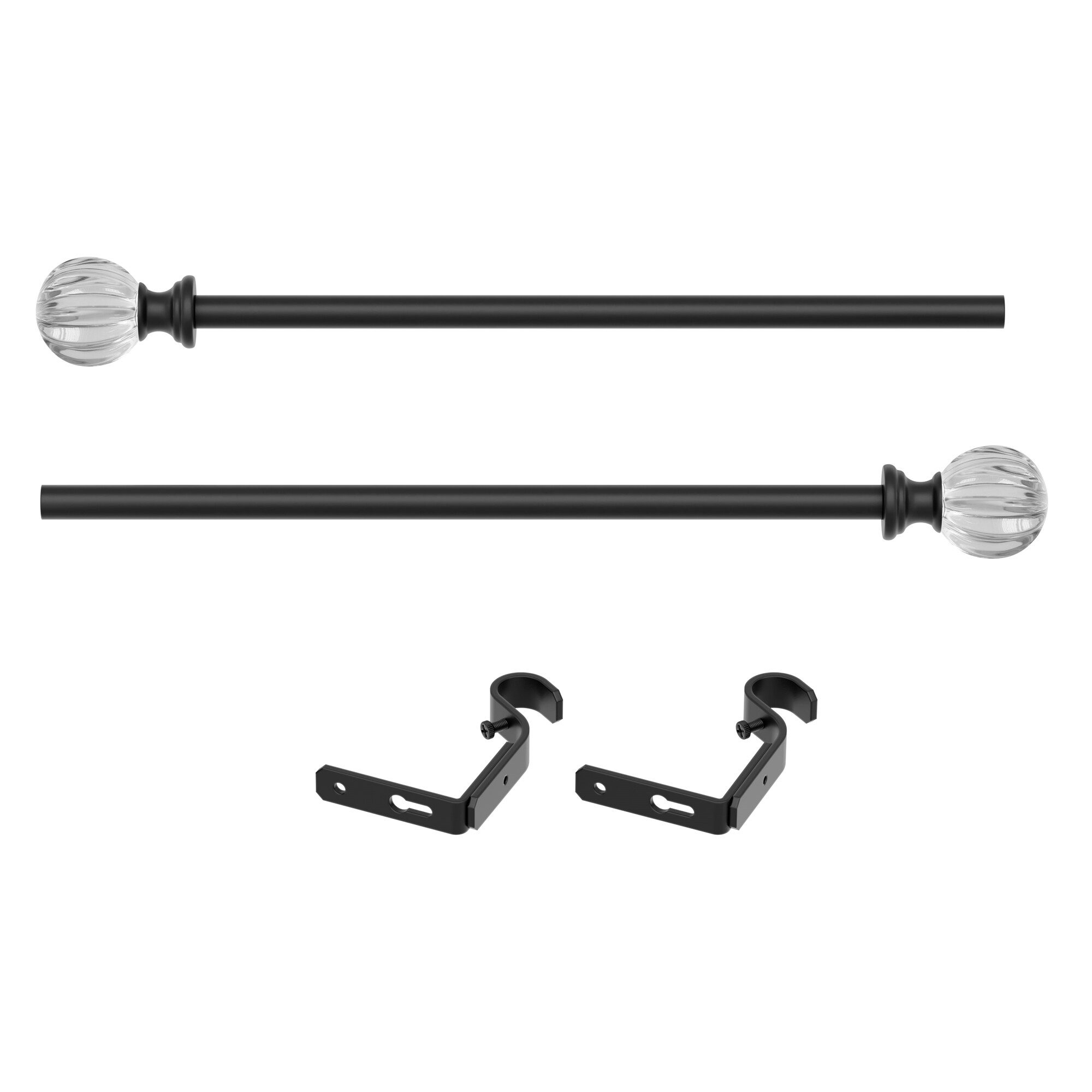 Style Selections FSI 1172E MBLK Curtain-Rods - View #11
