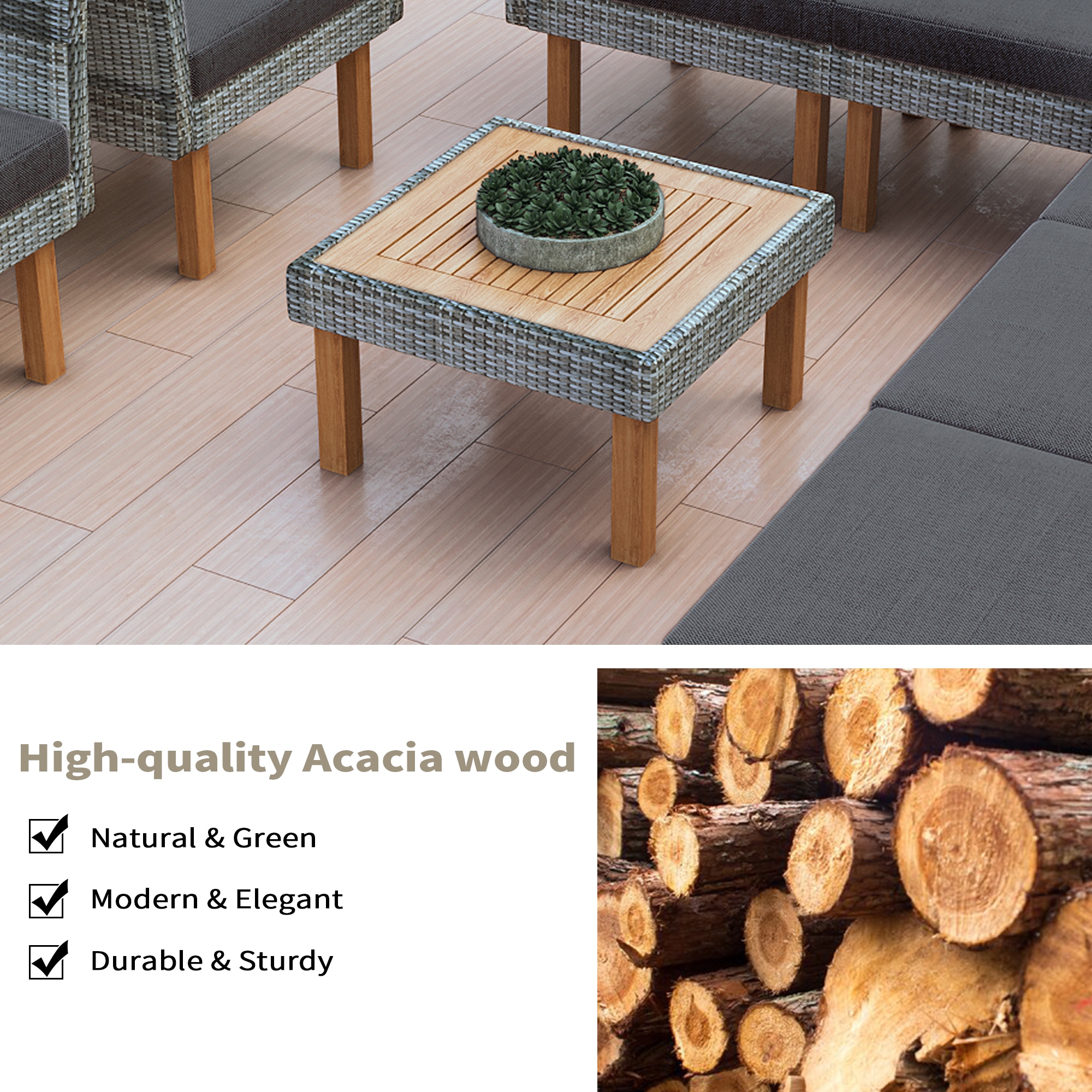 Nestfair HPGO208E Patio-Sofas-Daybeds - View #7
