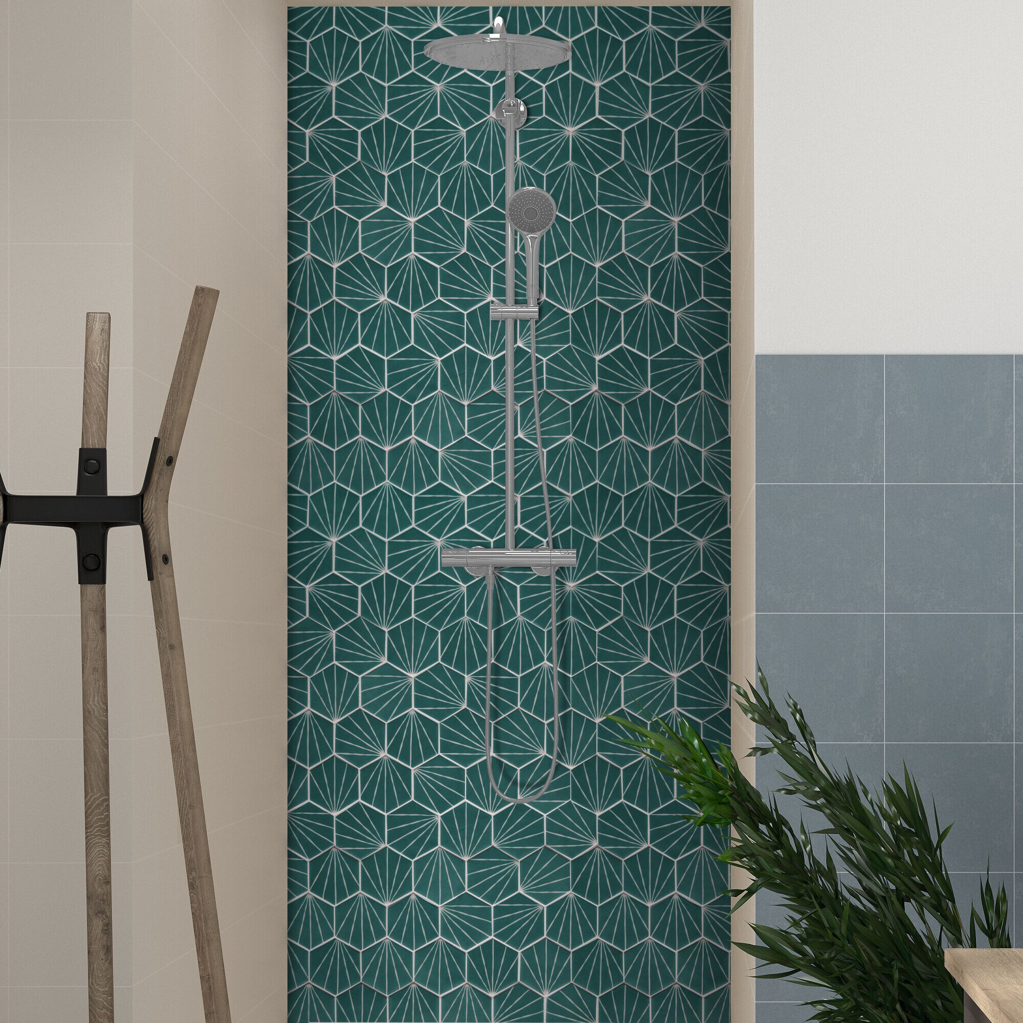 SUNWINGS HEXART-GRE-10 Ceramic-Tile - View #2