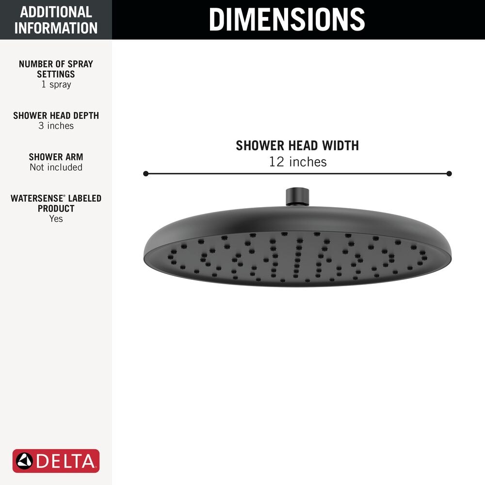 Delta 52213-BL Fixed-Showerhead - View #3
