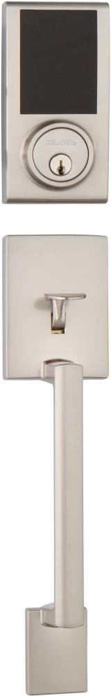 Delaney Hardware Delaney Avino Satin Nickel Single-Cylinder Deadbolt Entry Door Handleset D43201K Uae Electronic uaeelectronic.com