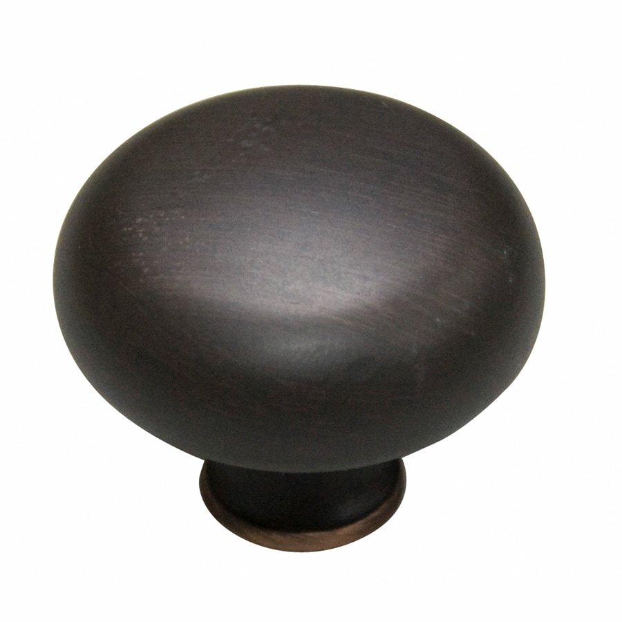 allen + roth Aged Bronze Round Transitional Cabinet Knob at Lowes.com