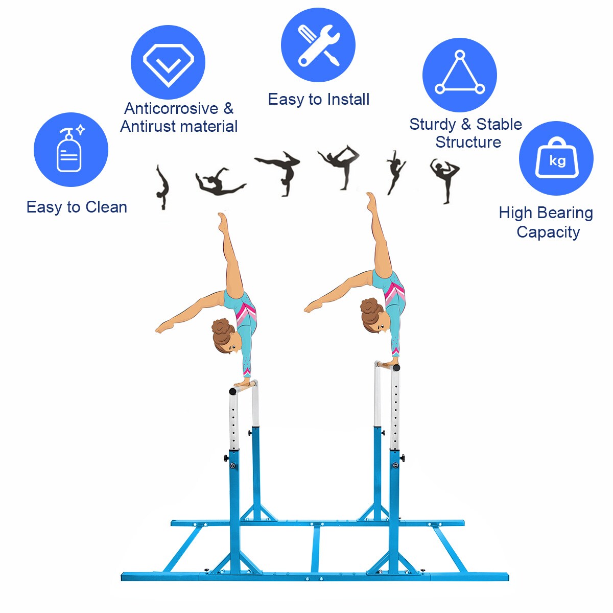 Goplus SP36978BL+ Pull-up-Push-up-Bars - View #5