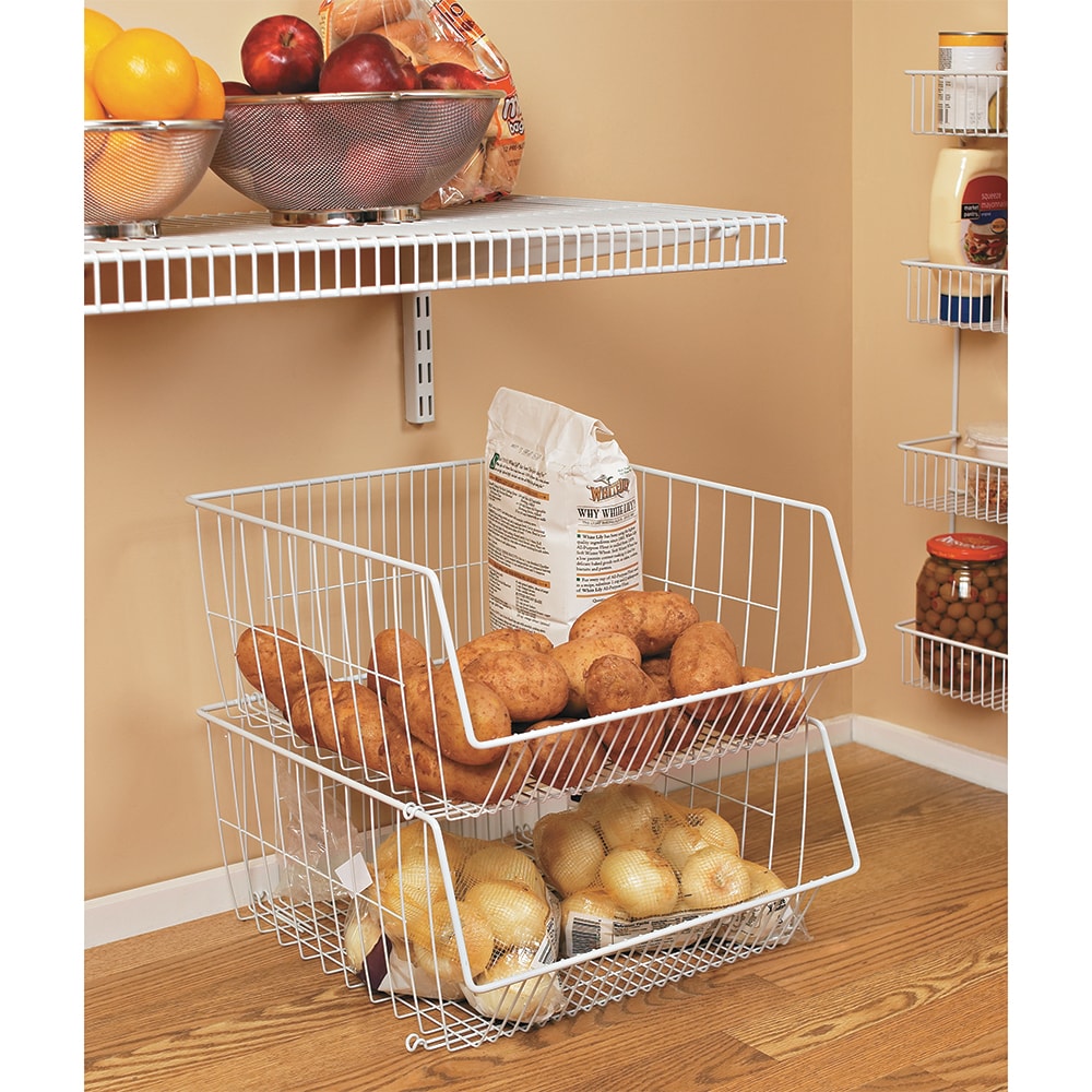 WEHUSE Large Storage Baskets for Closet Shelves, 15.8 L x 12 W x