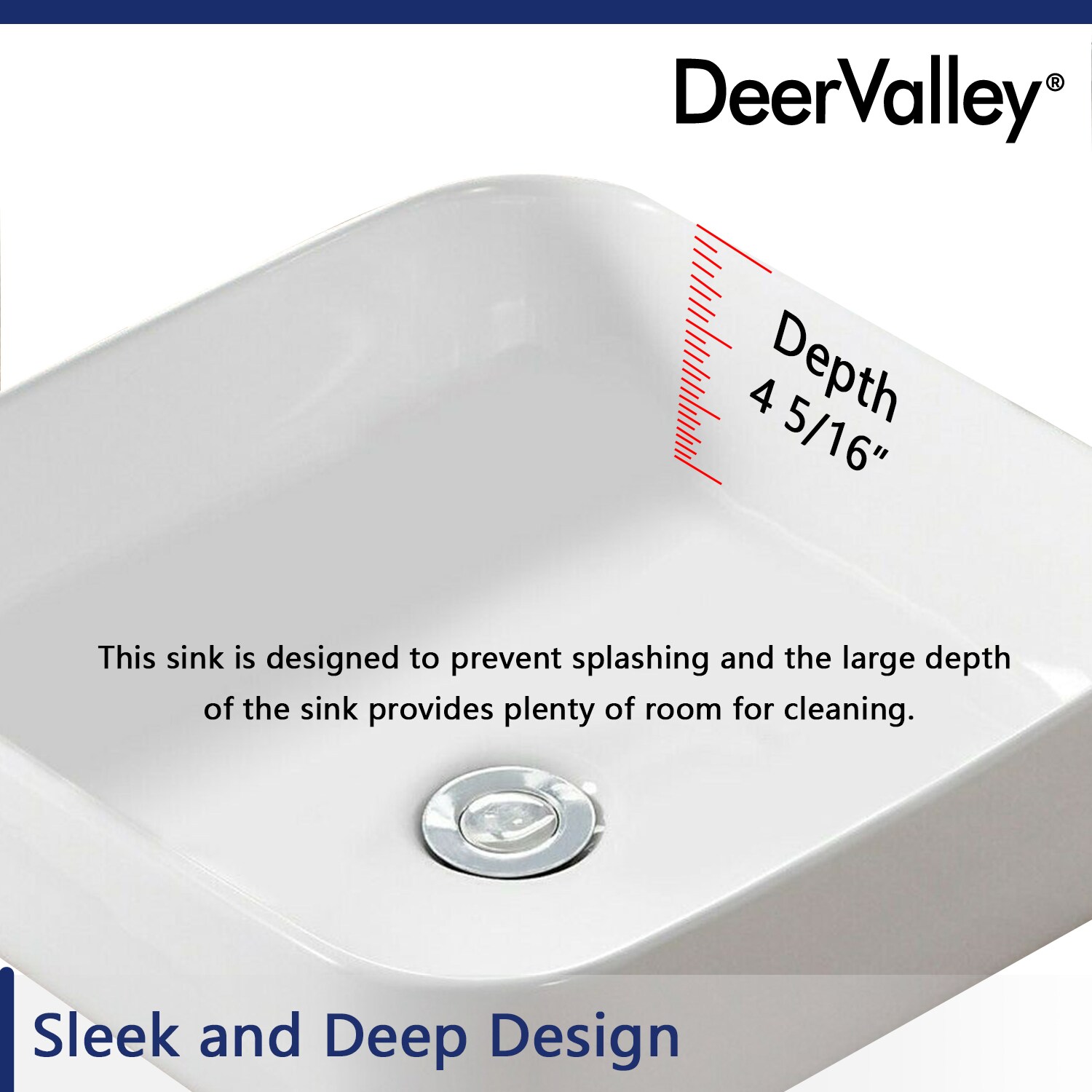 DeerValley DV-1V021 Bath-Sink - View #4