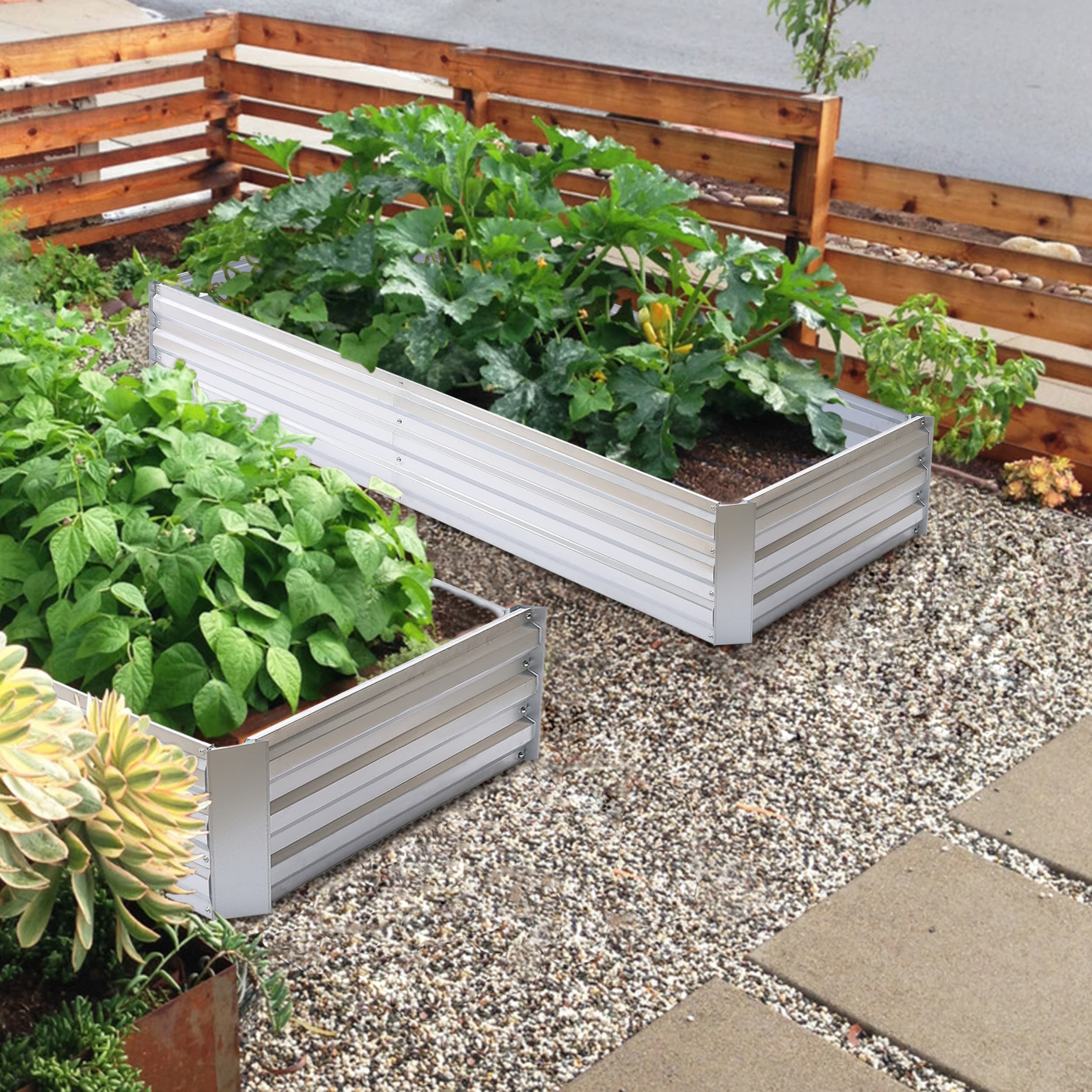 LuxenHome WHPL1666 Raised-Garden-Beds - View #4