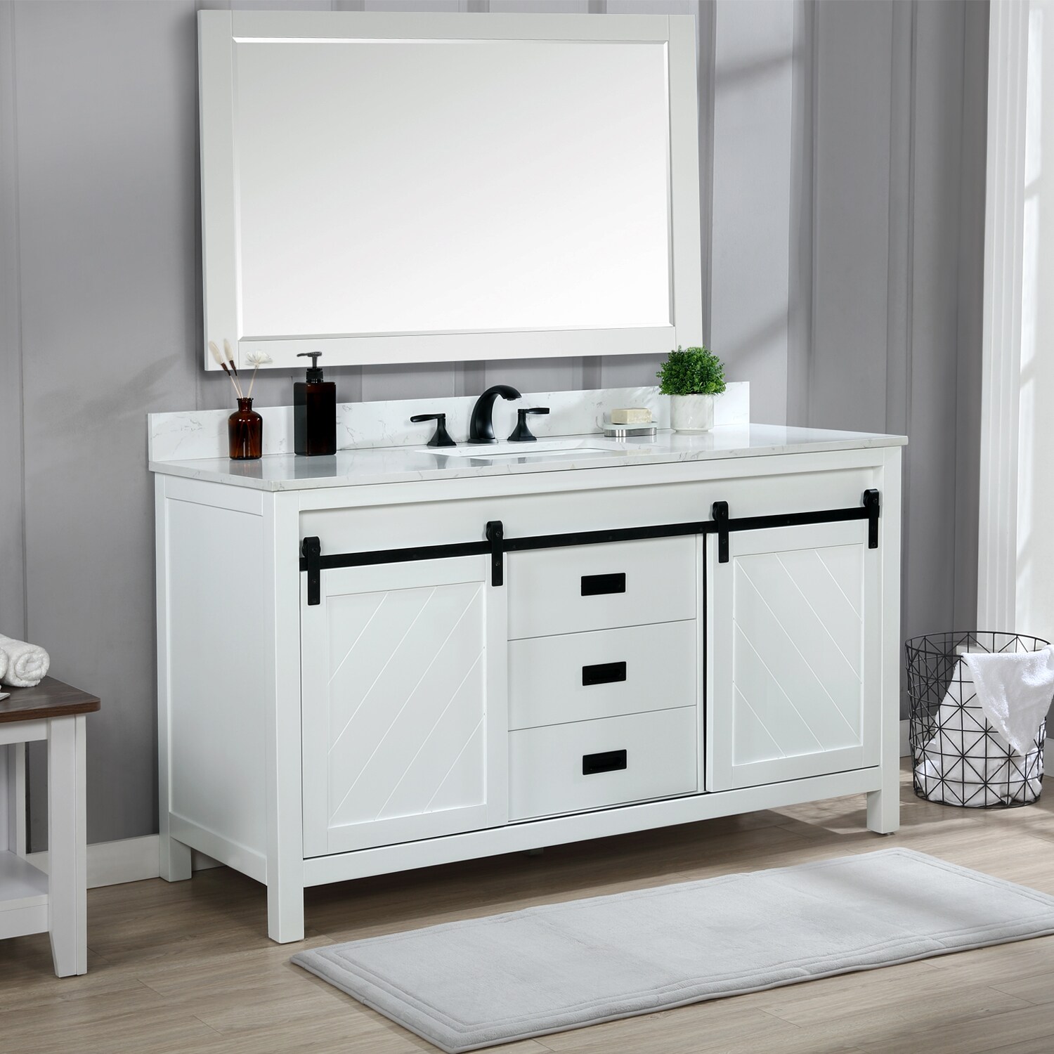 Altair 536060S-WH-AW Bath-Vanity-Combo - View #6