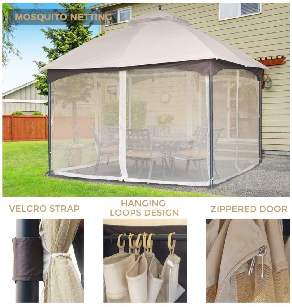 AAZJ BYO-41373 Wood-Resin-Gazebos - View #2