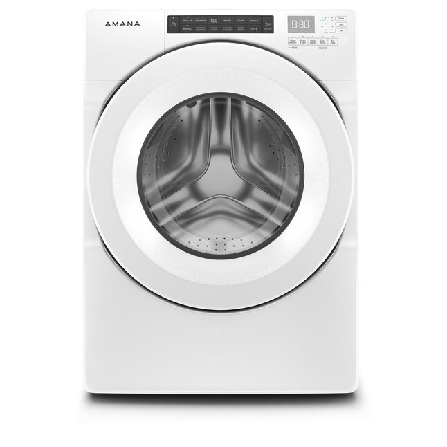 Amana 4.3 cu ft High Efficiency Stackable Front Load Washer White