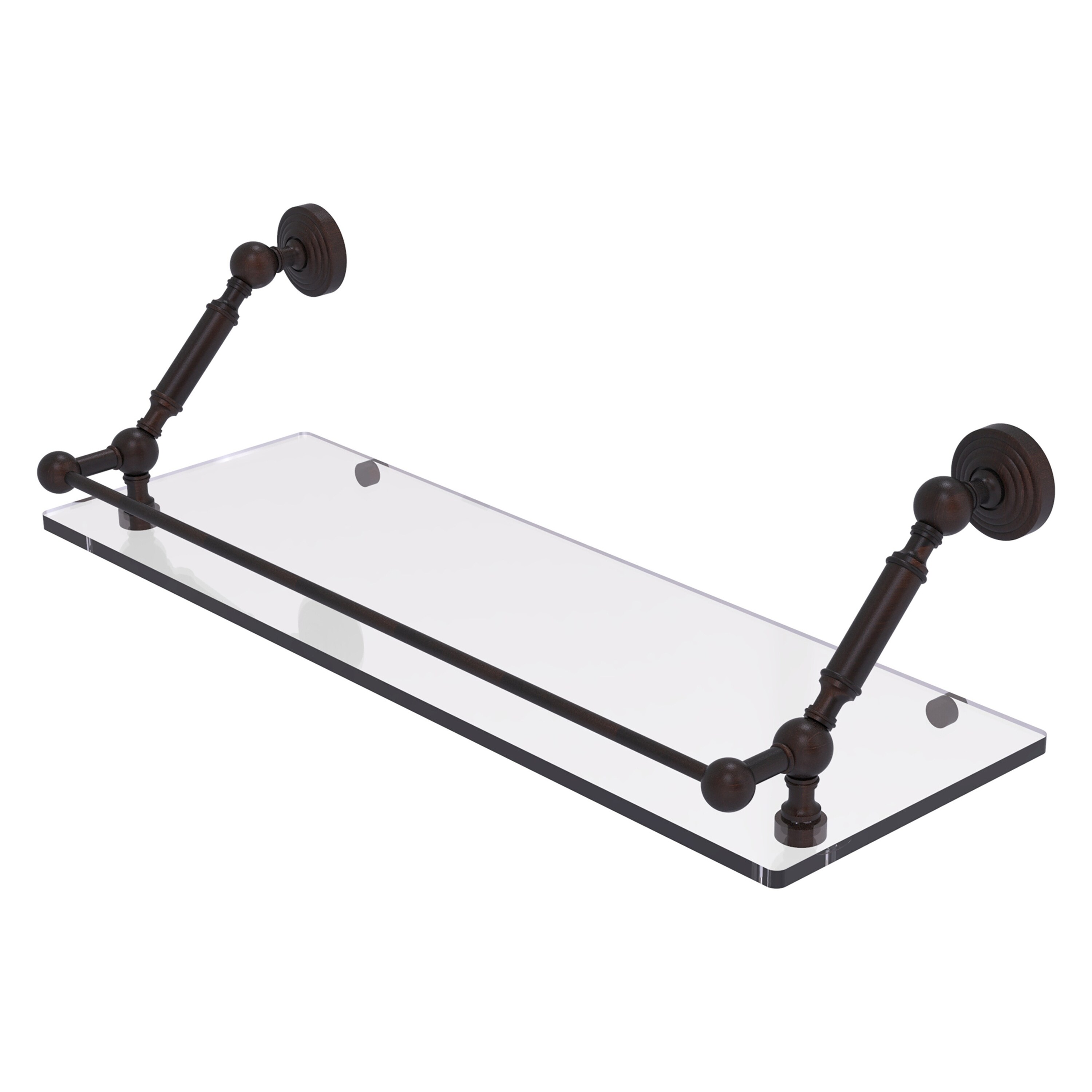 Allied Brass WP-1-24-GAL-VB Waverly Place Venetian Bronze Wall mount Bathroom Shelf ( 24-in x 7.3-in x 8-in )