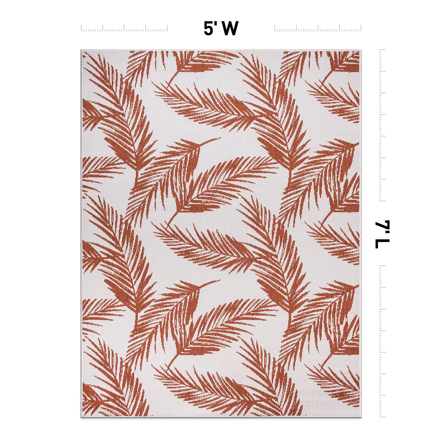 World Rug Gallery 4025RUST5X7 rugs - View #2
