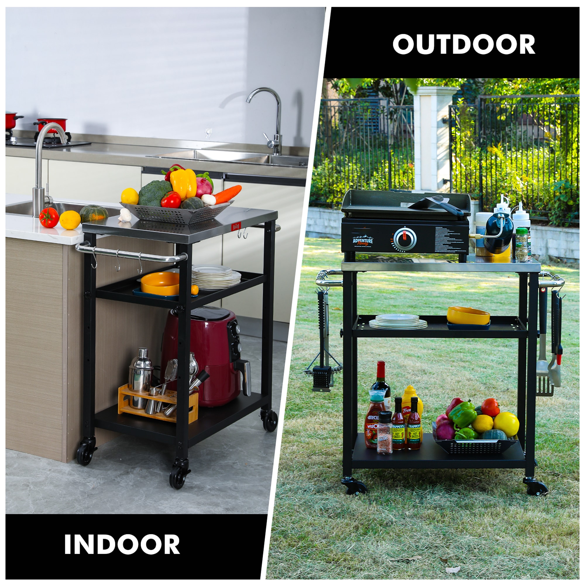 Feasto 161266E Grill-Carts-Grill-Stands - View #8