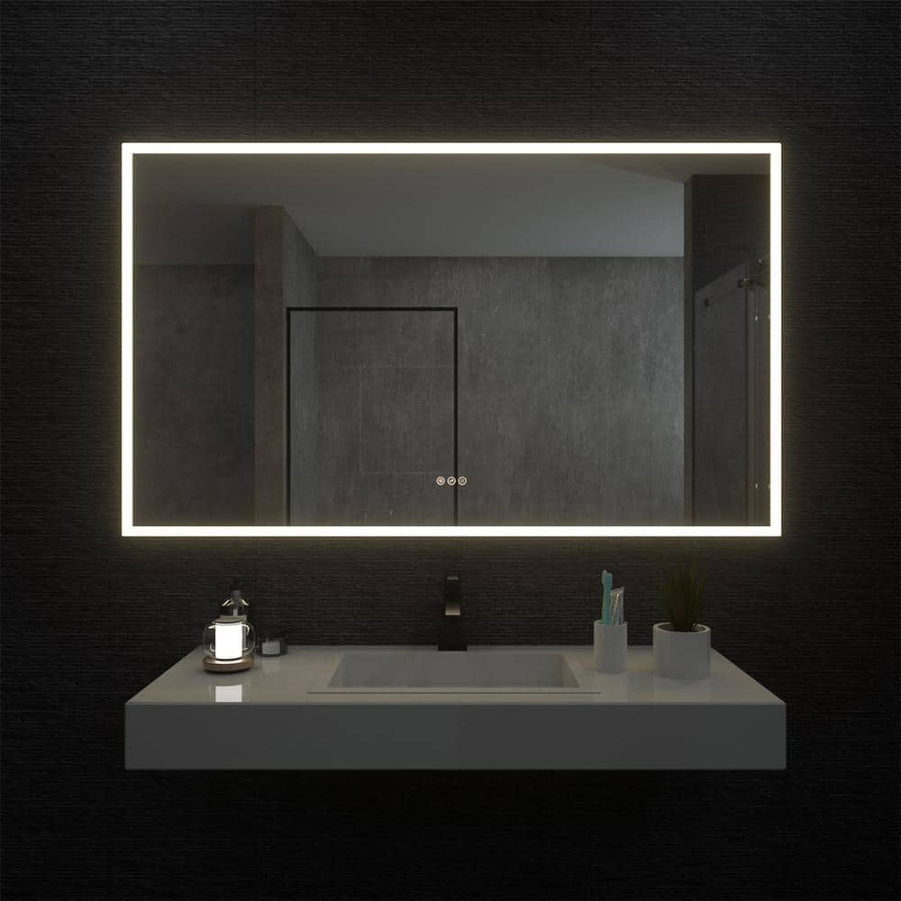Bayfeve BFKF-6036C4-MIR Framed-Bath-Mirrors - View #15
