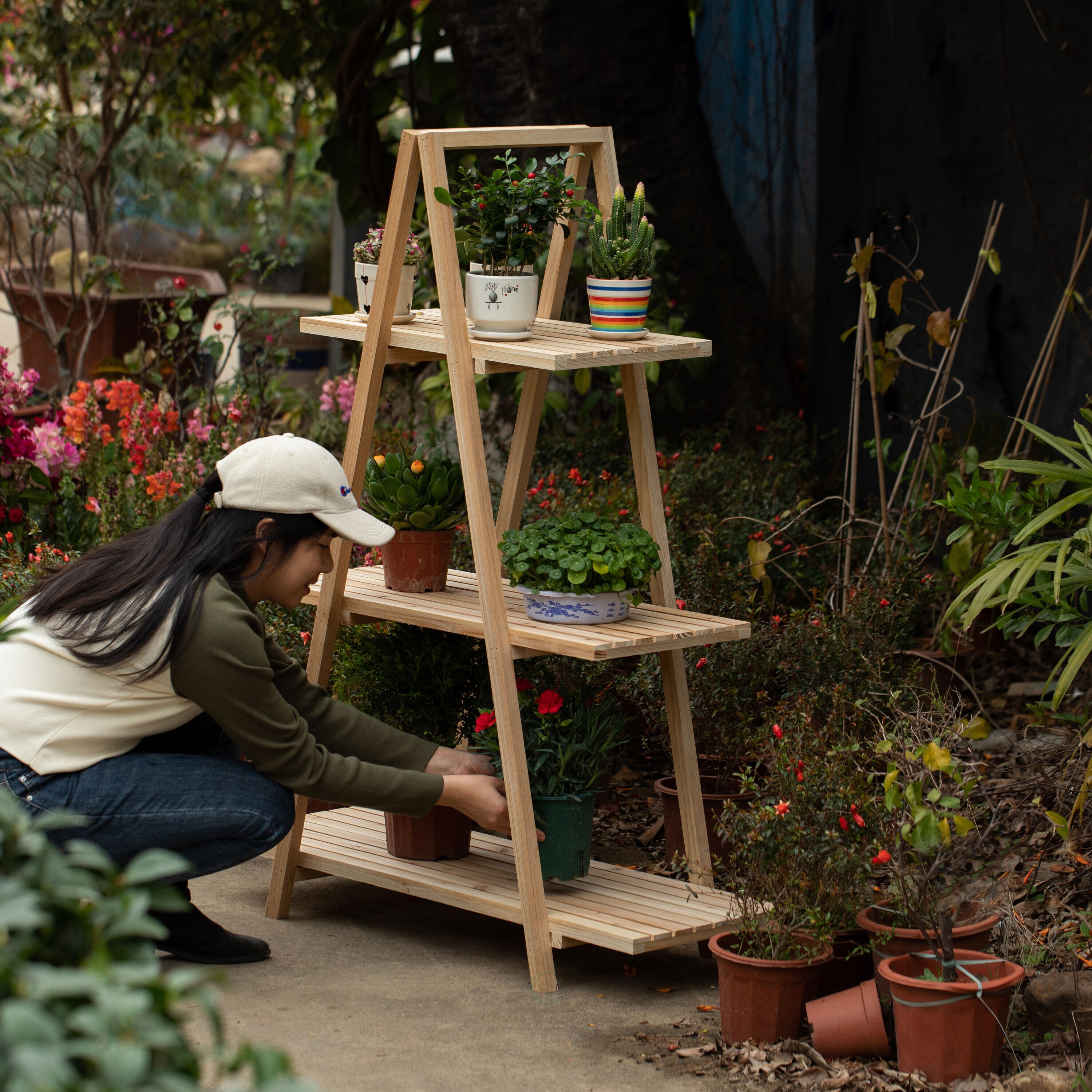 Vintiquewise QI004597 Plant-Stand - View #5