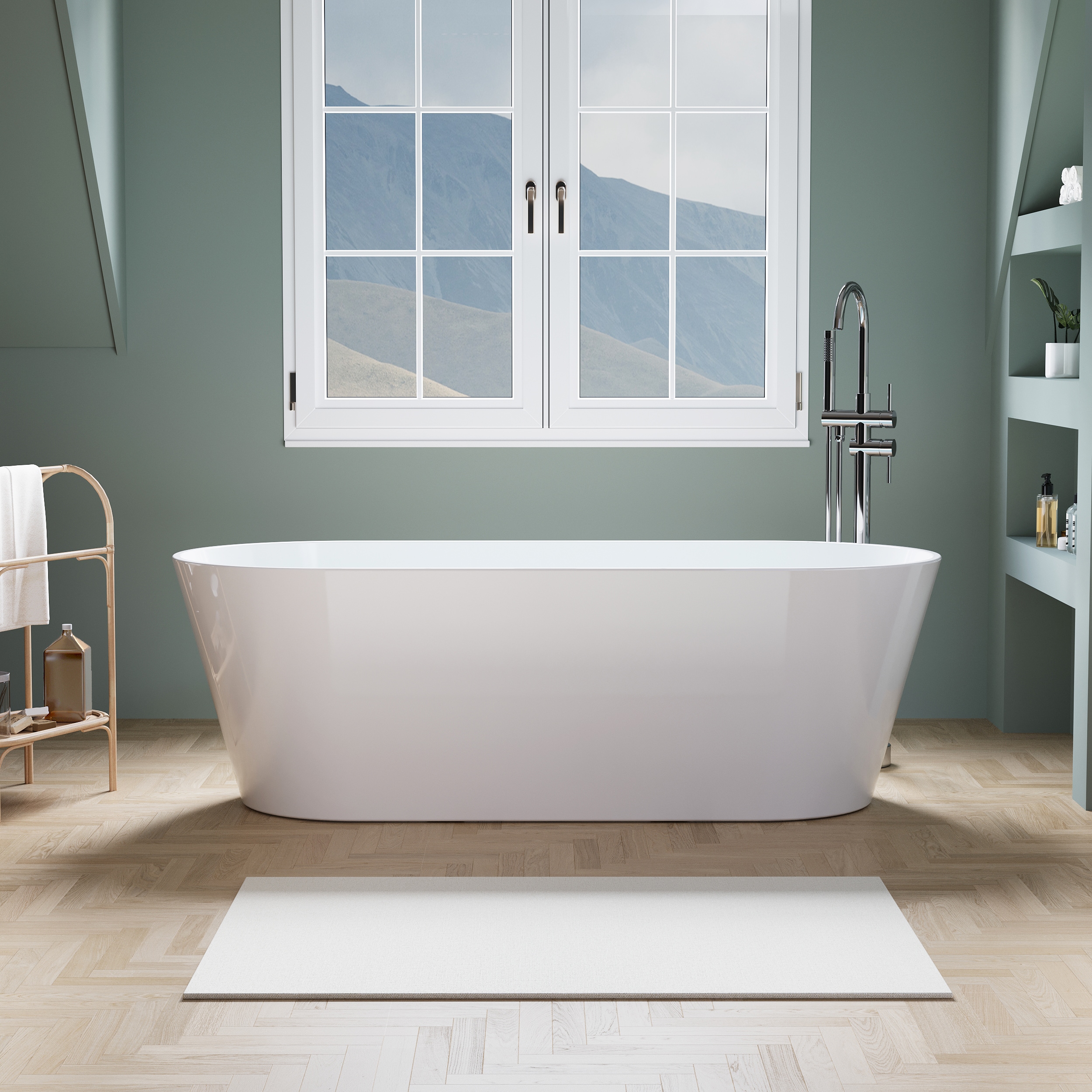 WELLFOR TO-ED-BV30GYBK bathtubs - View #8