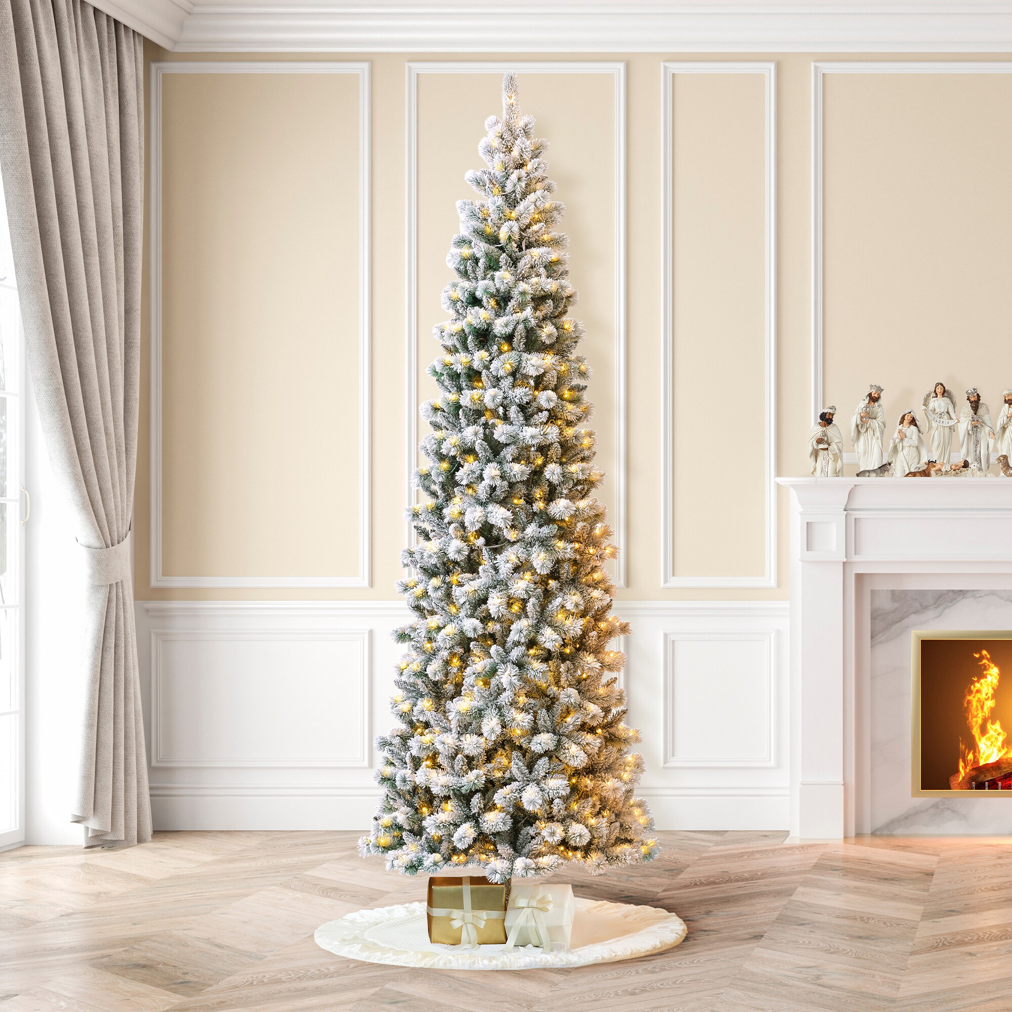Glitzhome 2014600137 Artificial-Christmas-Trees - View #4