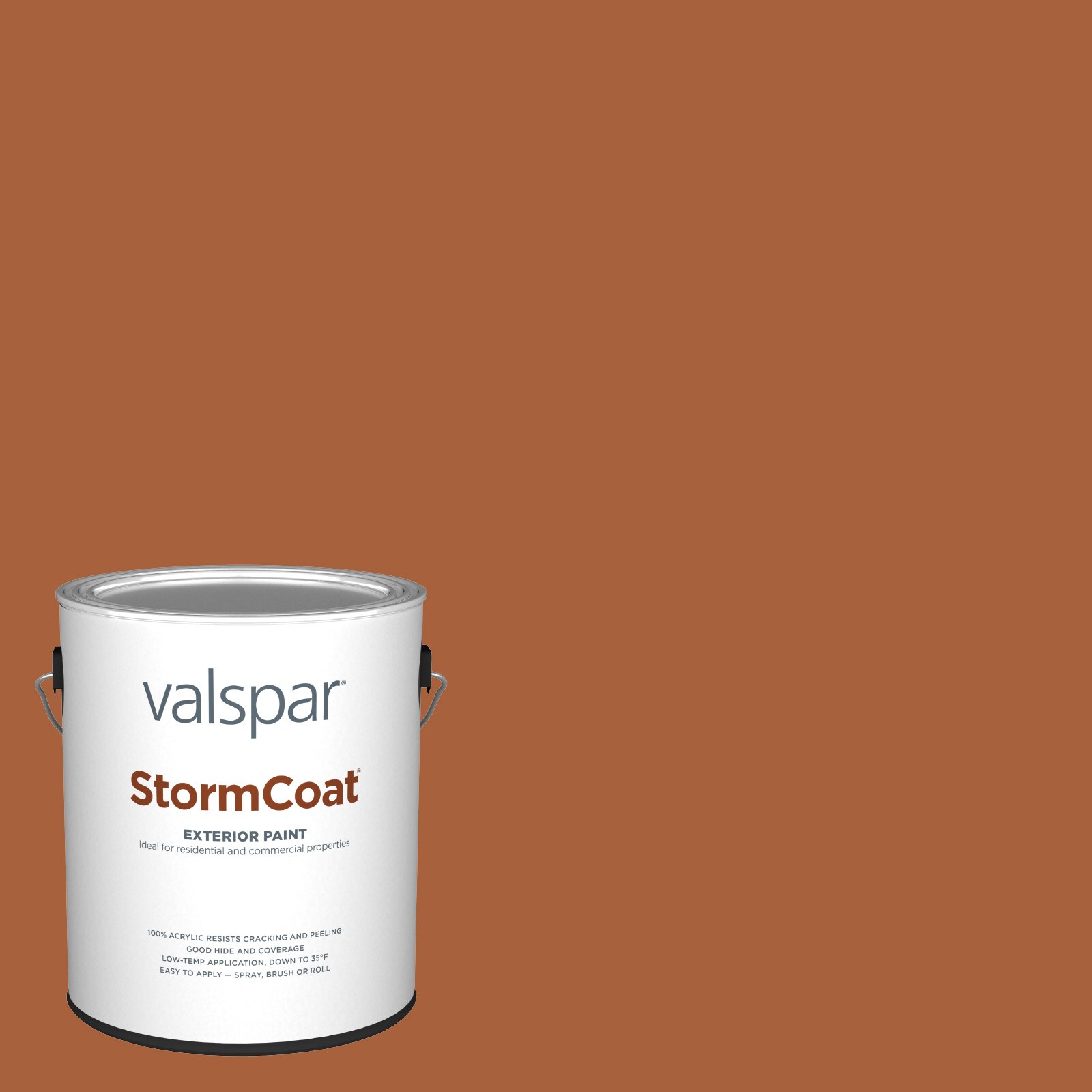 Valspar HGSW2101-145636 Storm Coat Flat Copper Mountain HGSW2101 Latex Exterior ( 1-gallon )