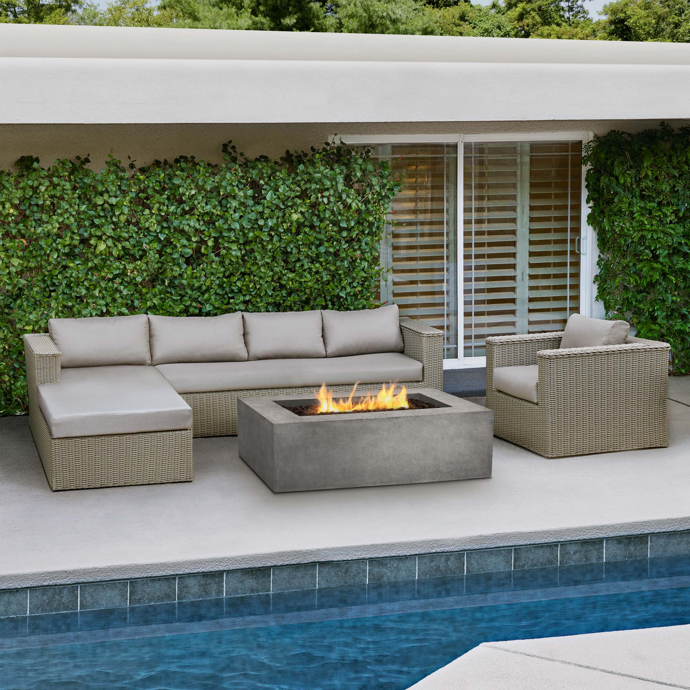 Real Flame 9661-TP Patio-Chairs - View #2