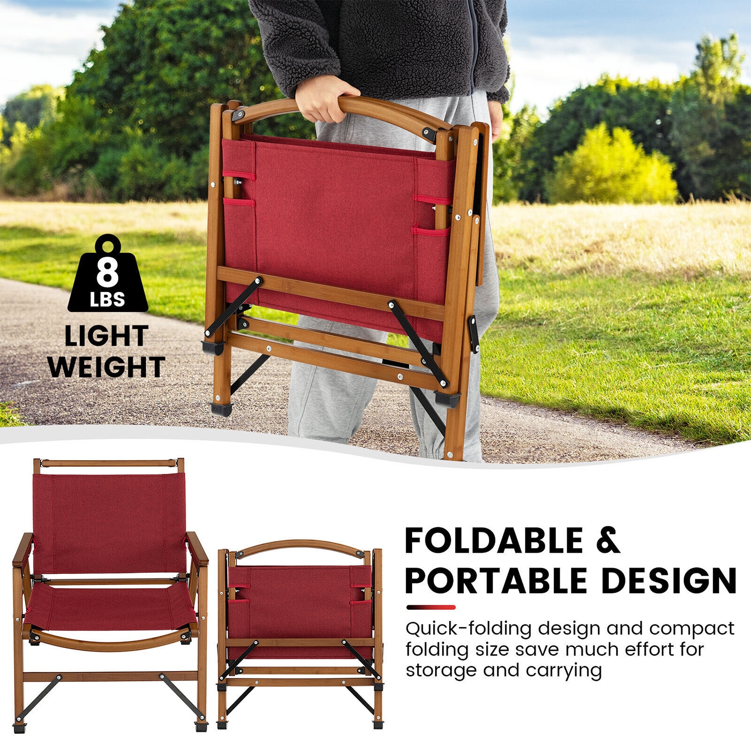 WELLFOR TDZ10874RE-1 Patio-Chairs - View #4