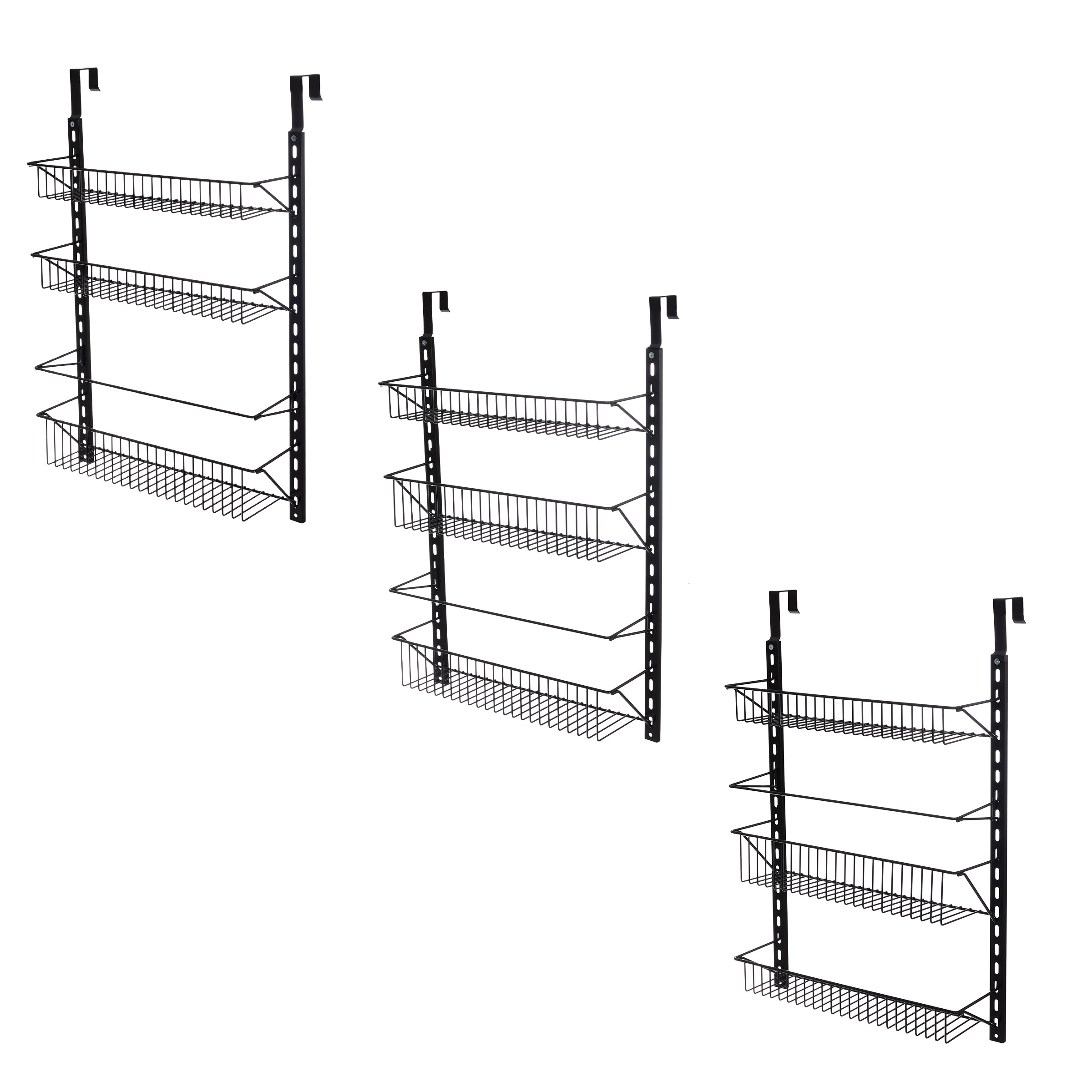 Home-Complete HC-2301-BLK Pull-Out-Cabinet-Baskets - View #7
