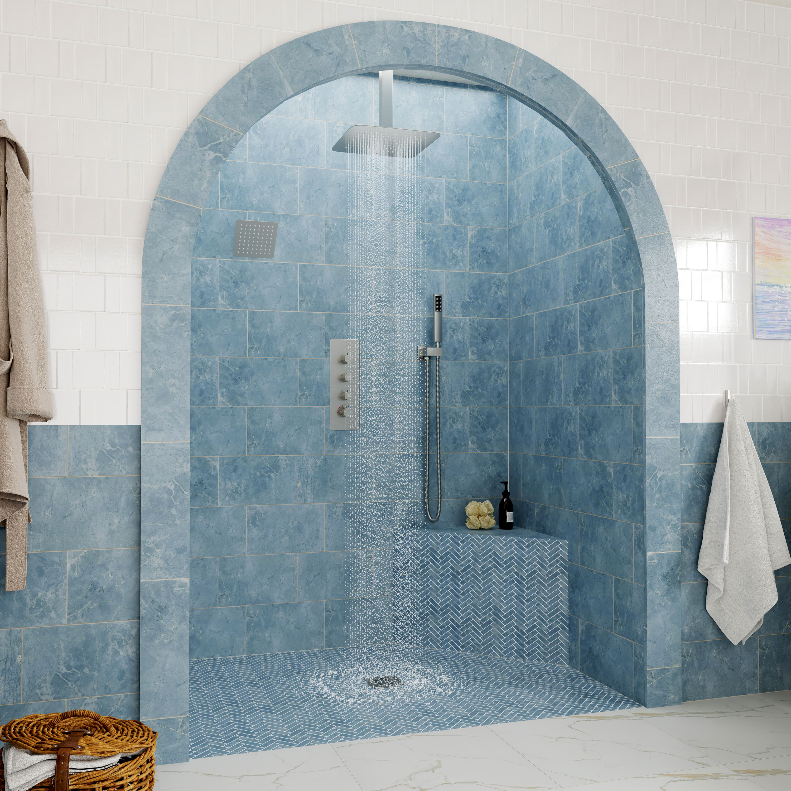 CASAINC CA-200209EB Showerhead-Bar-Panels - View #4