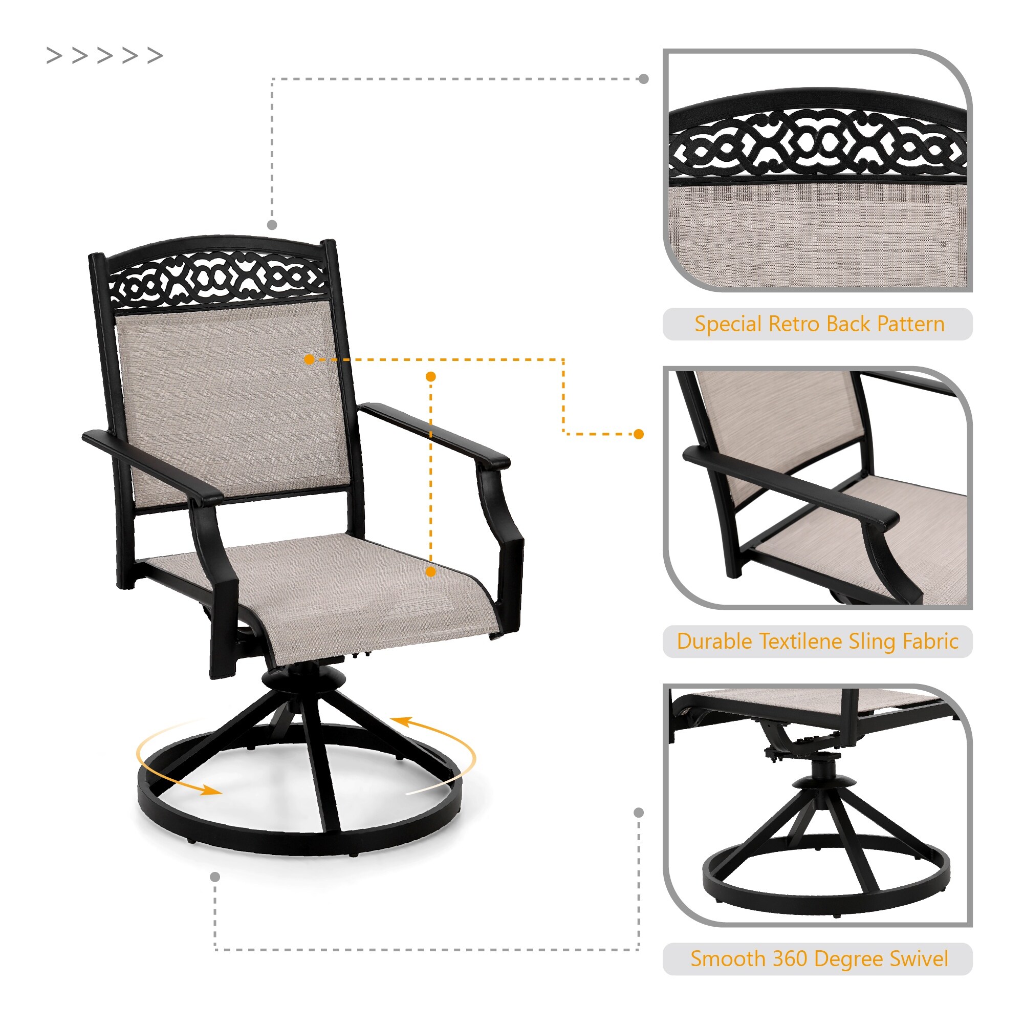 Sunshine Valley TC5-404-0601 Patio-Dining-Sets - View #4