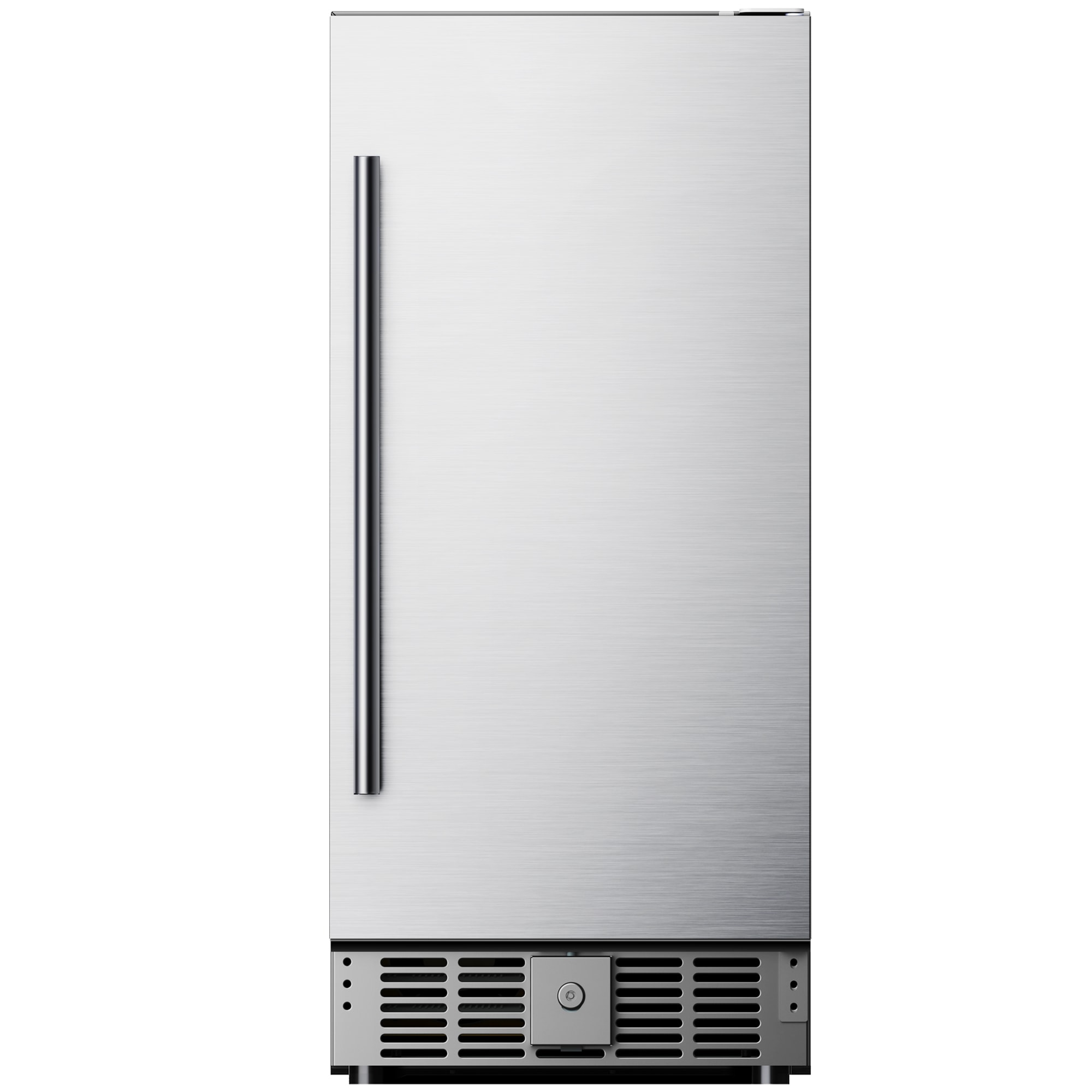 SIMZLIFE RUC-36 15-in W 130 -Can Capacity Silver Built-in/Freestanding Indoor Beverage Refrigerator
