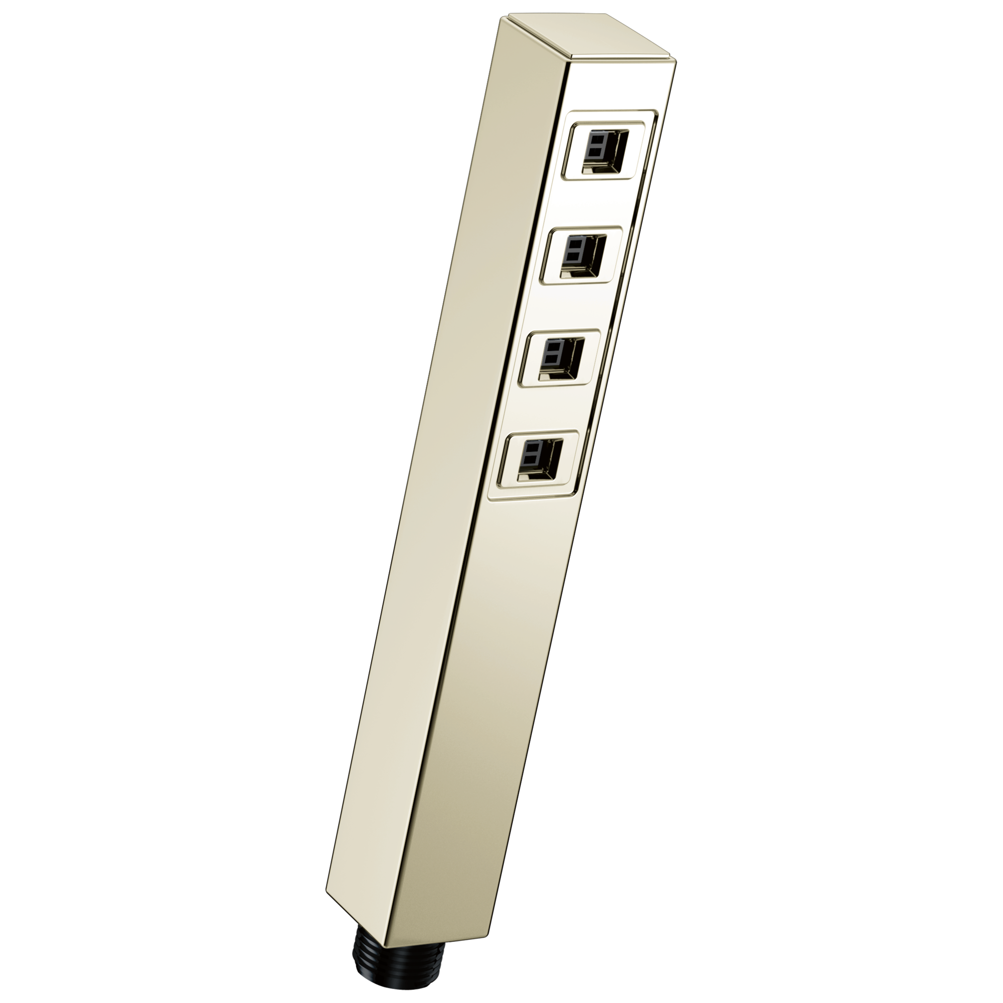 Delta 59567-PN-PR-PK 1.0 -Spray Lumicoat Polished Nickel 1.375-in Rectangle Handheld Shower Head 1.75 GPM