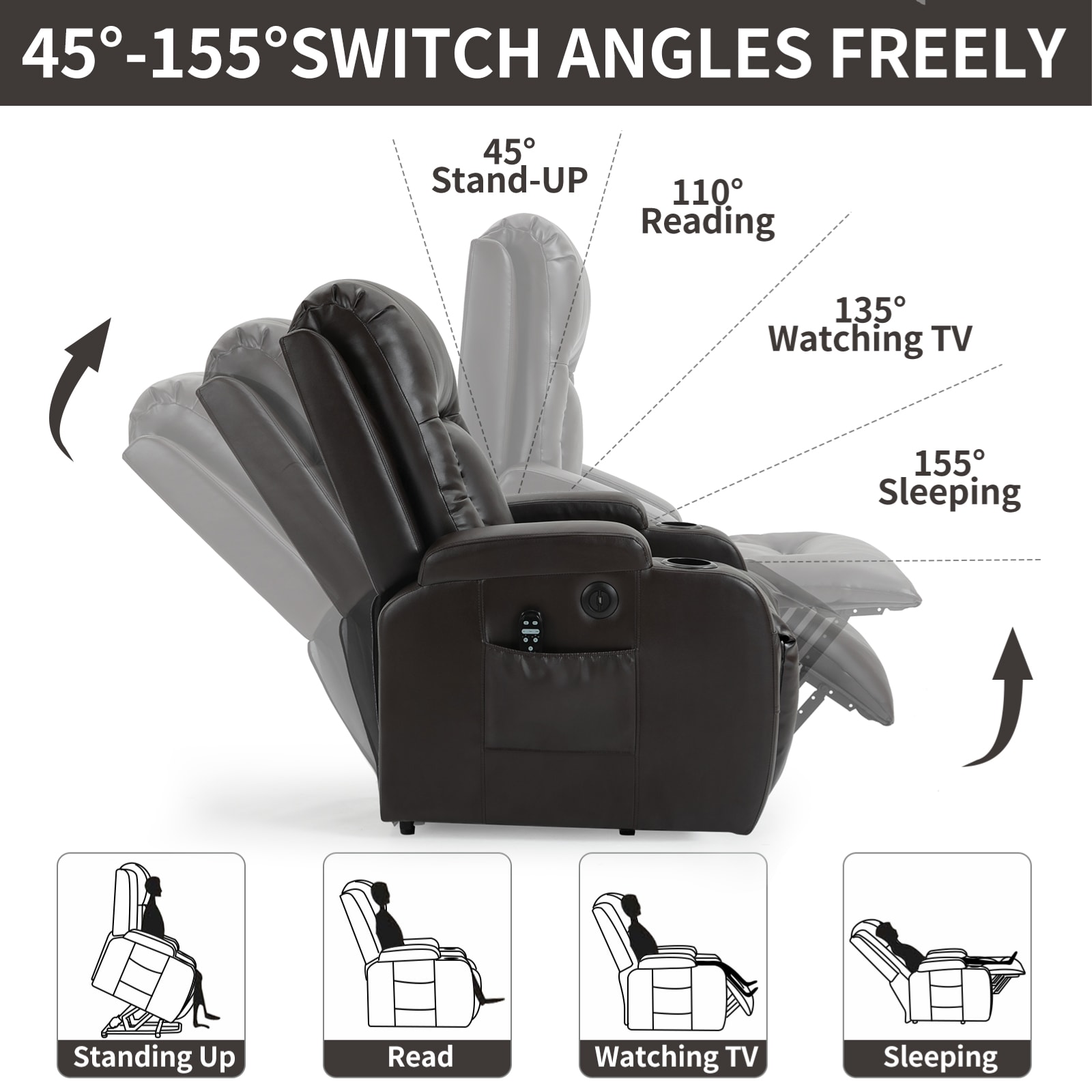 Mondawe OR-P21AE-OF recliners - View #4